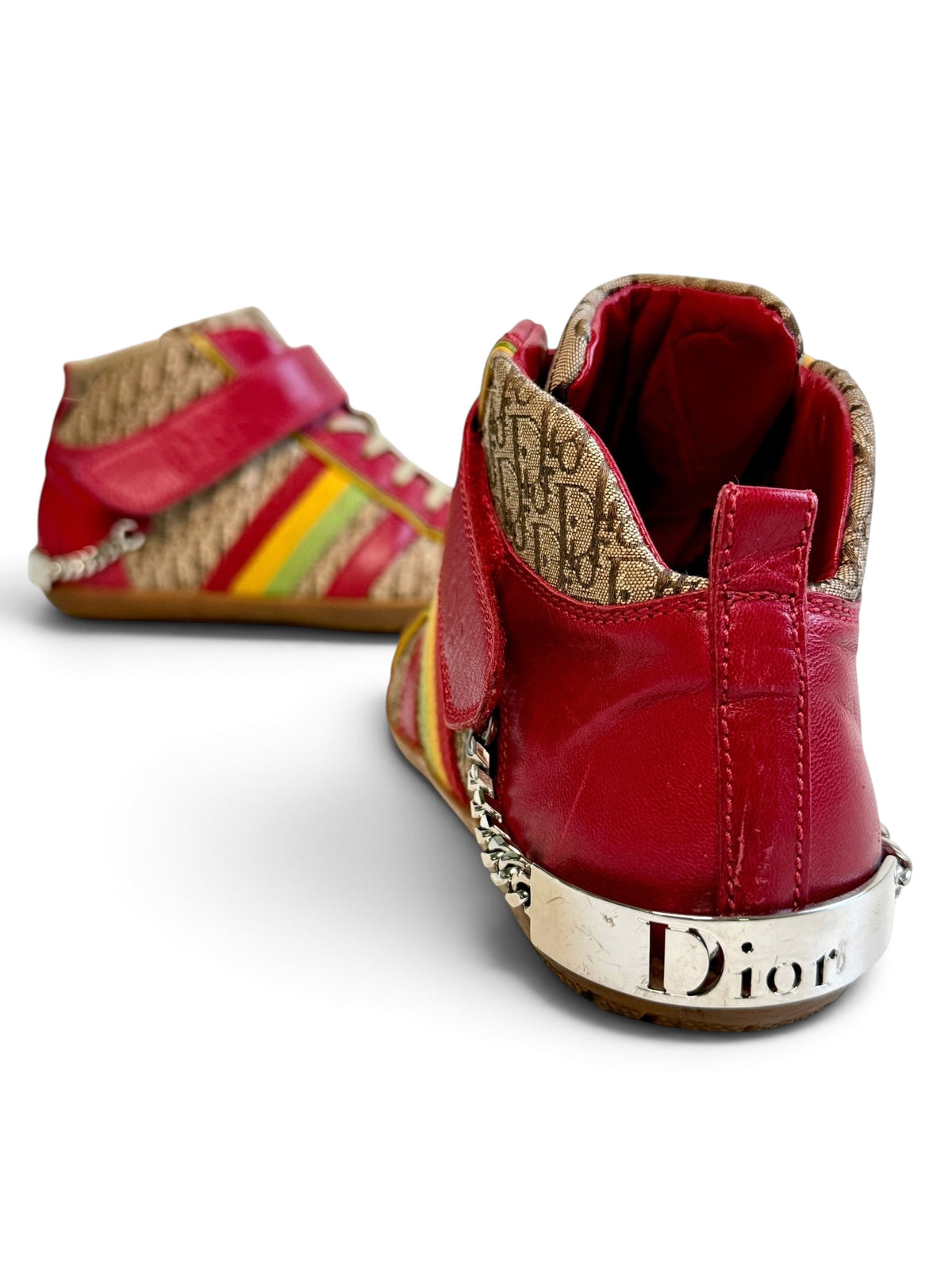 FW2004 Dior Rasta Chain Sneakers