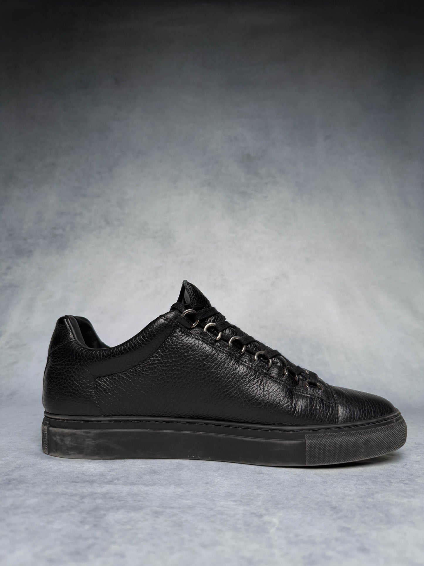 Balenciaga Arena Low Full Grain Leather Black (41)