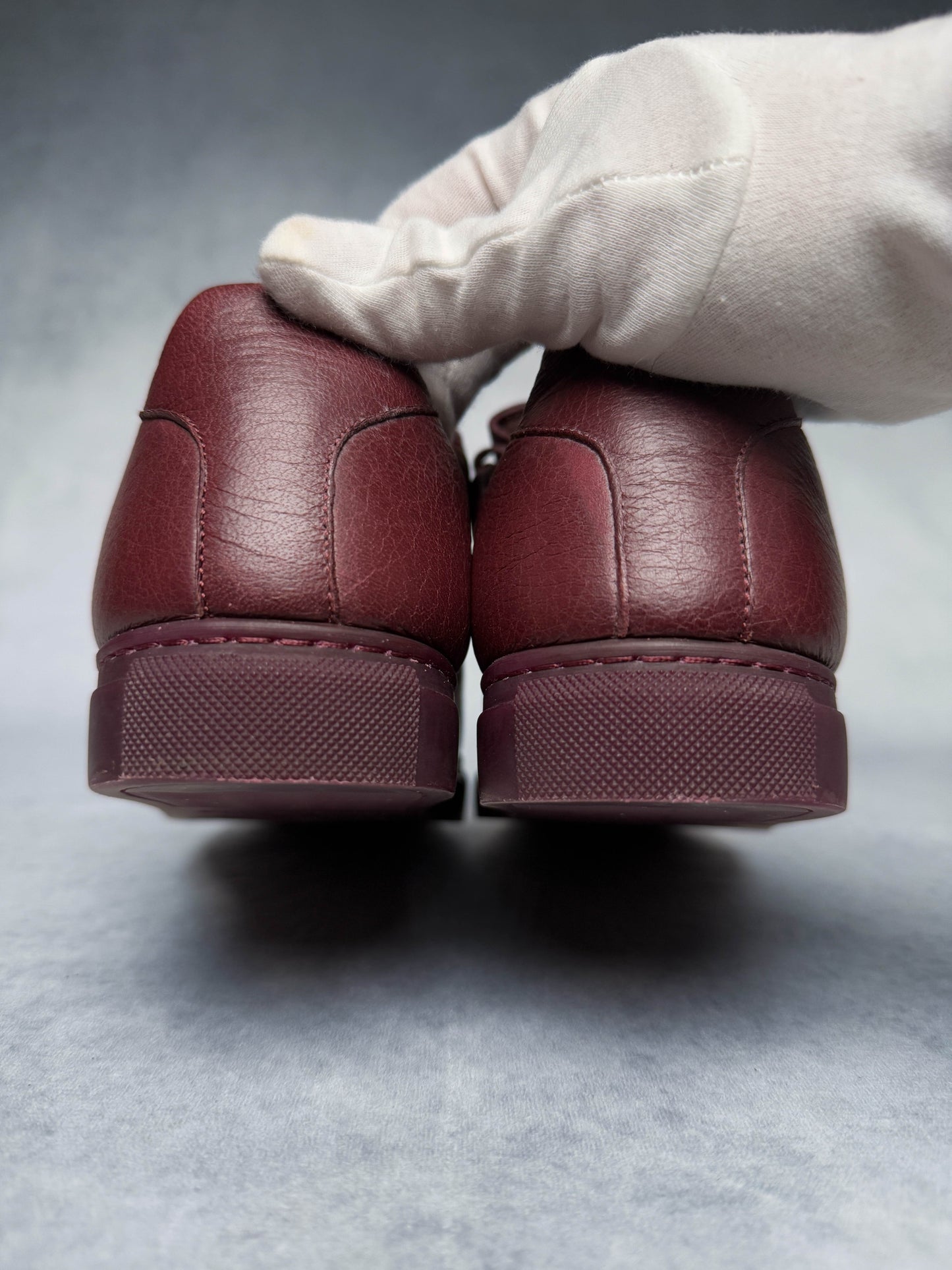 Balenciaga Arena Low Burgundy Red (37)