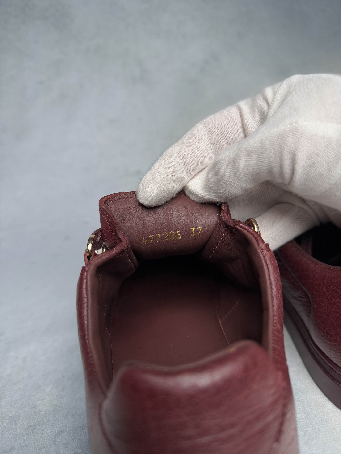 Balenciaga Arena Low Burgundy Red (37)