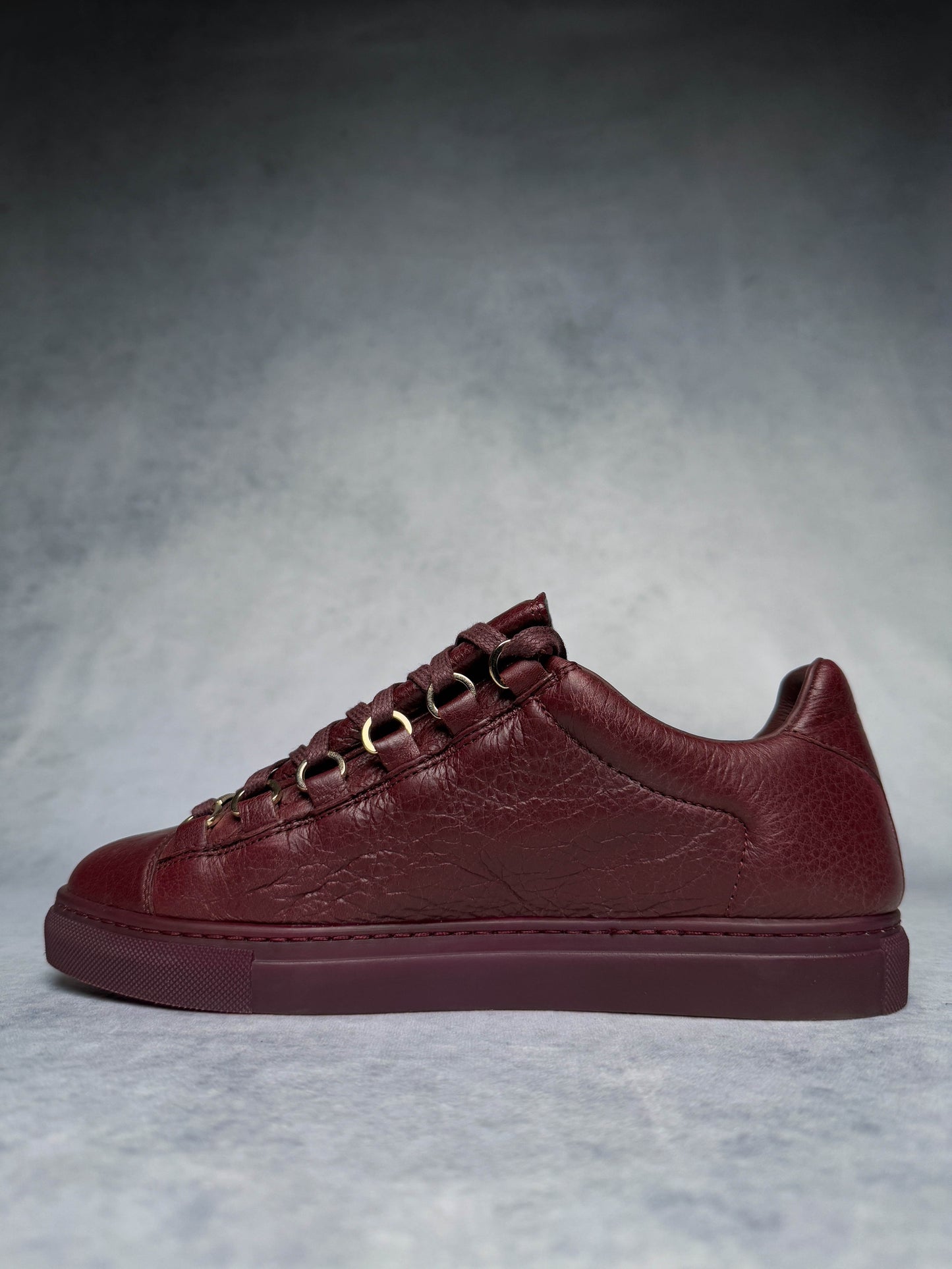Balenciaga Arena Low Burgundy Red (37)