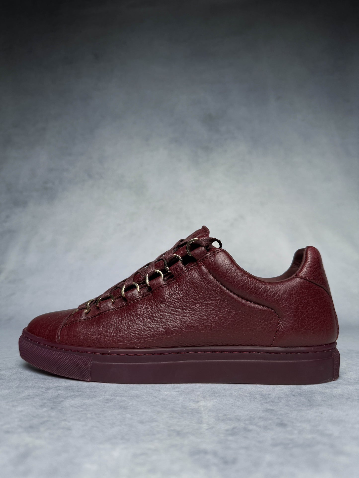 Balenciaga Arena Low Burgundy Red (37)