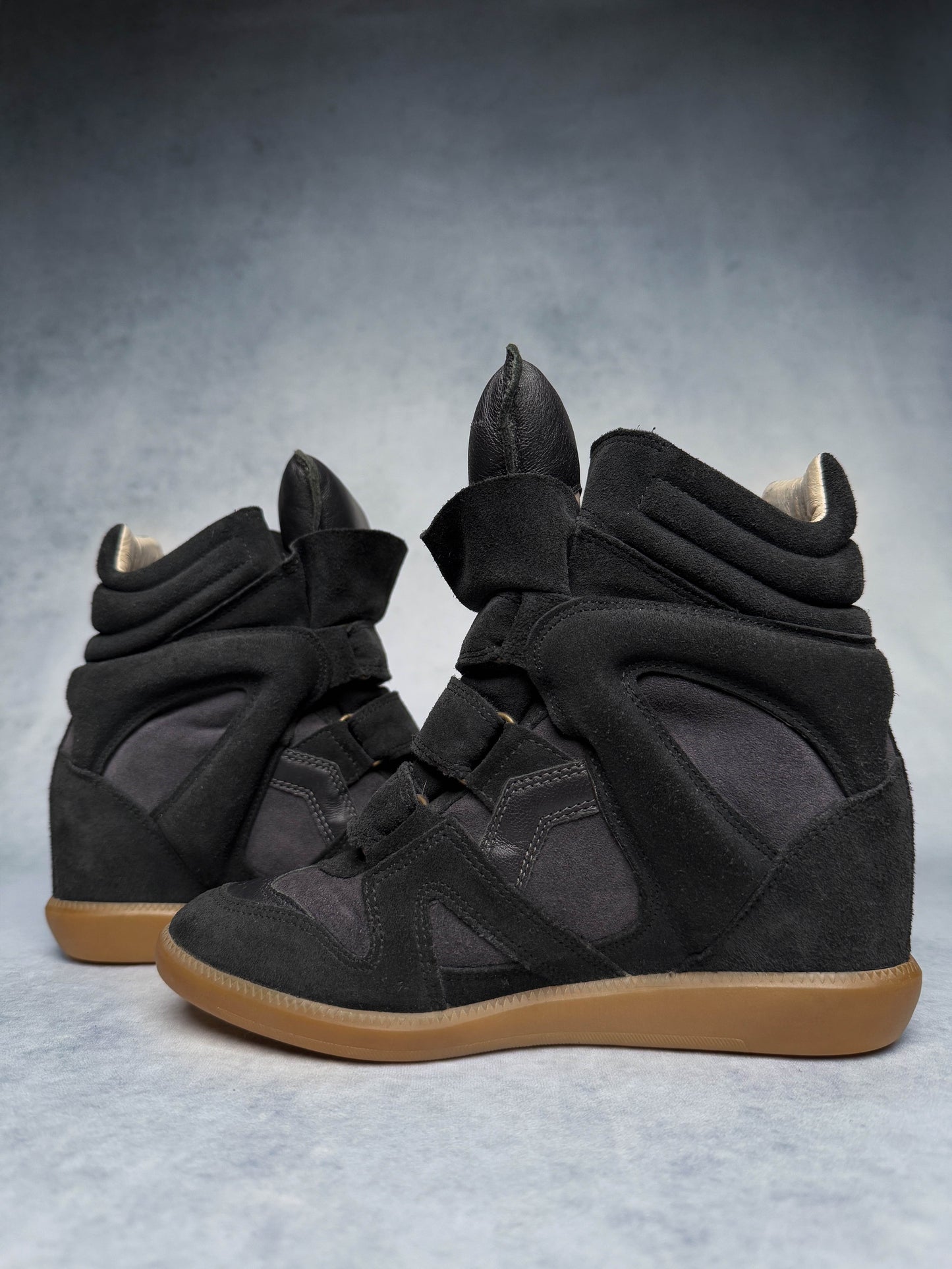 Isabel Marant Bekett Keilabsatz-Sneaker Schwarz (37)