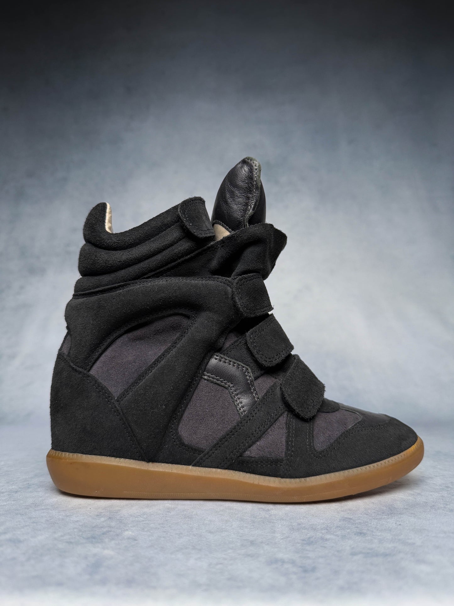 Isabel Marant Bekett Keilabsatz-Sneaker Schwarz (37)
