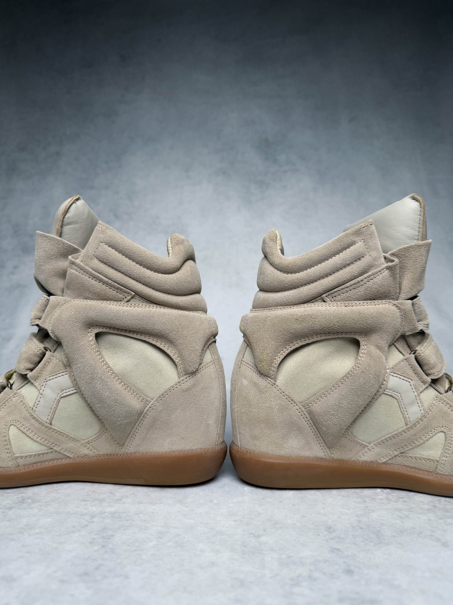 Isabel Marant Bekett Wedge Sneaker Beige/White (37)