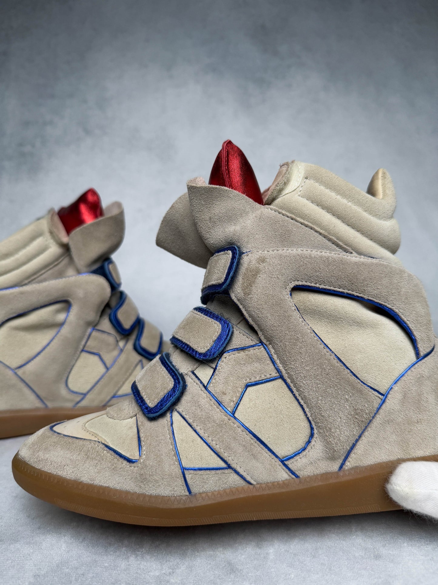 Isabel Marant Bekett Wedge Sneaker Multicolor (38)