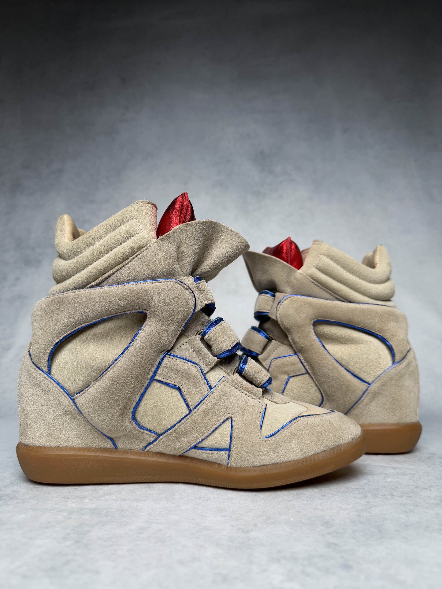 Isabel Marant Bekett Wedge Sneaker Multicolor (38)