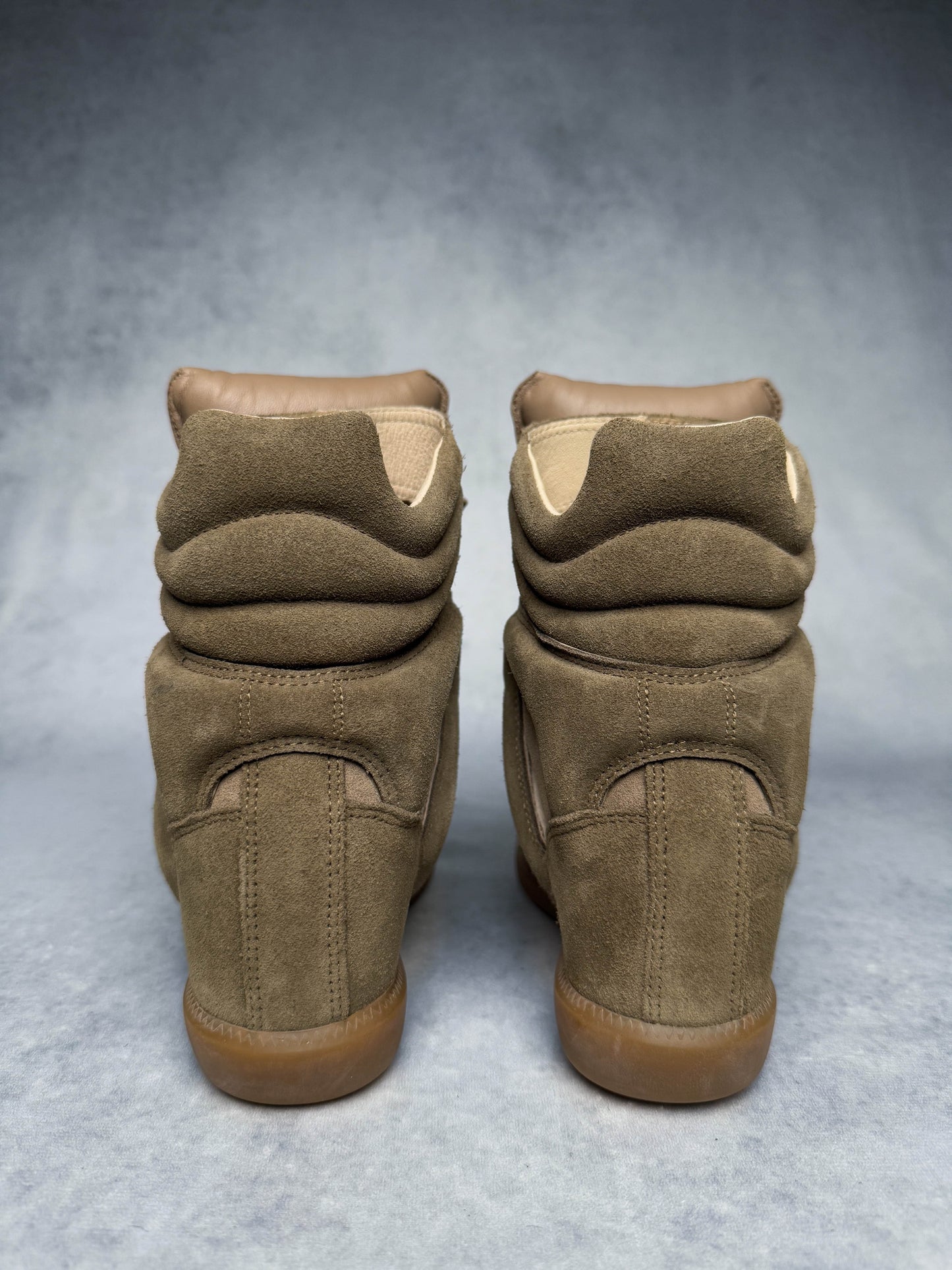 Isabel Marant Bekett Wedge Sneaker Taupe (37)