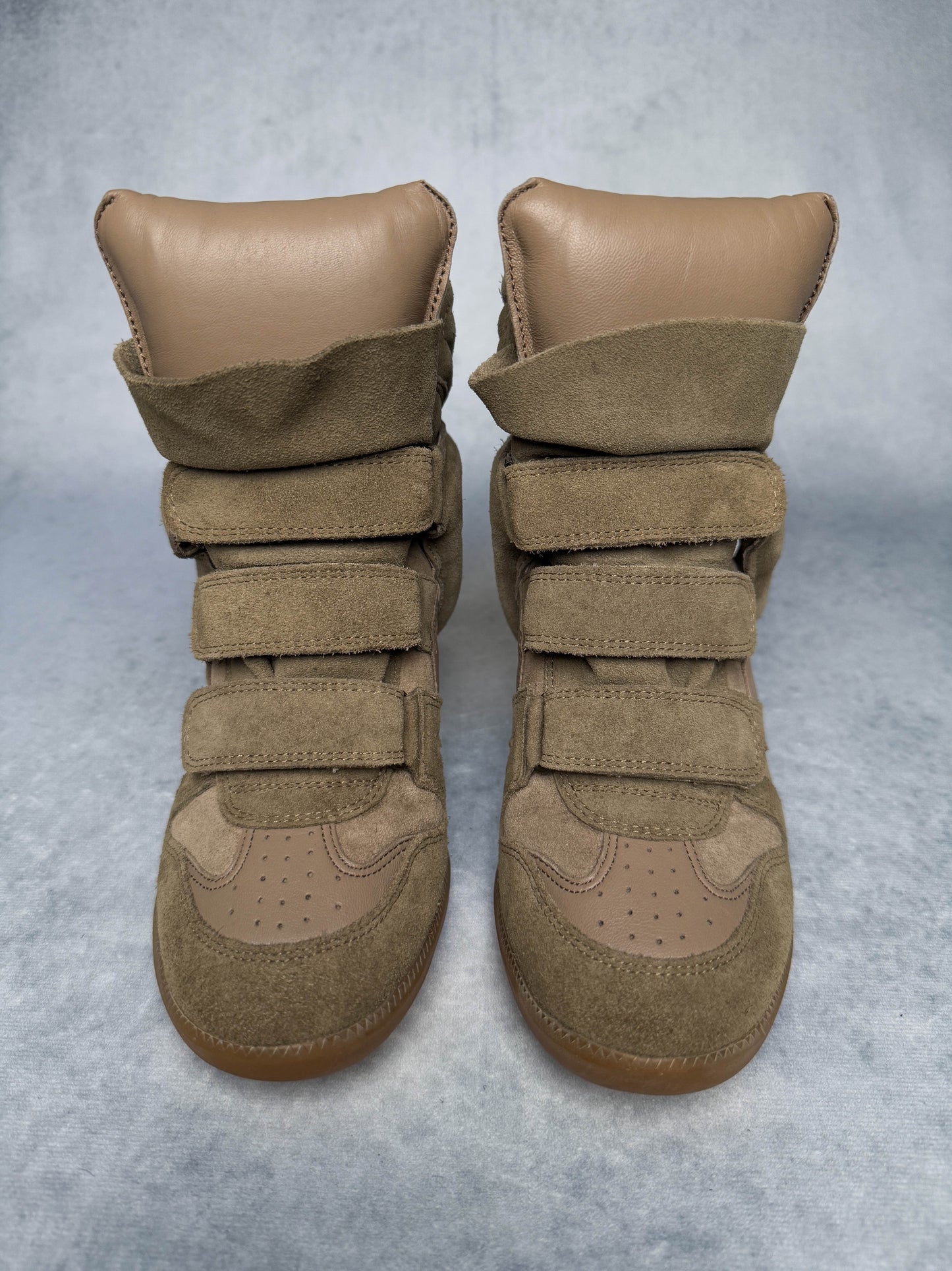 Isabel Marant Bekett Wedge Sneaker Taupe (37)
