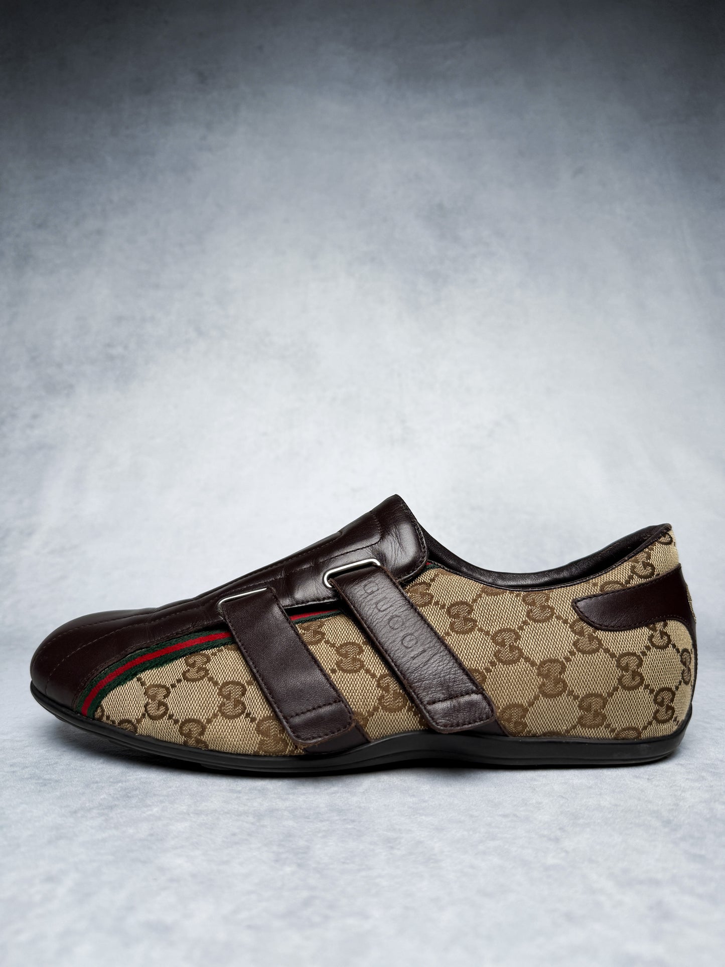 Gucci Vintage Monogram Sneaker Leather/Canvas Brown (45)