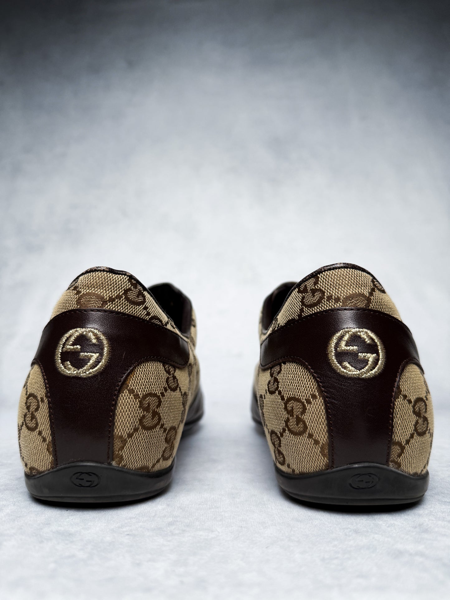 Gucci Vintage Monogram Sneaker Leather/Canvas Brown (45)