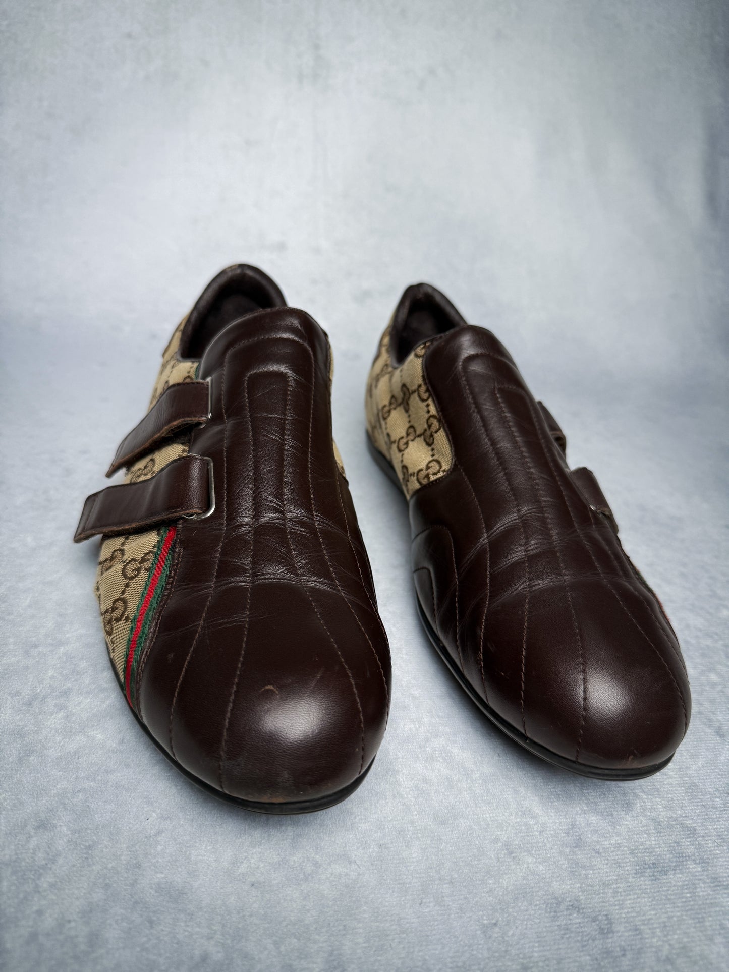 Gucci Vintage Monogram Sneaker Leather/Canvas Brown (45)