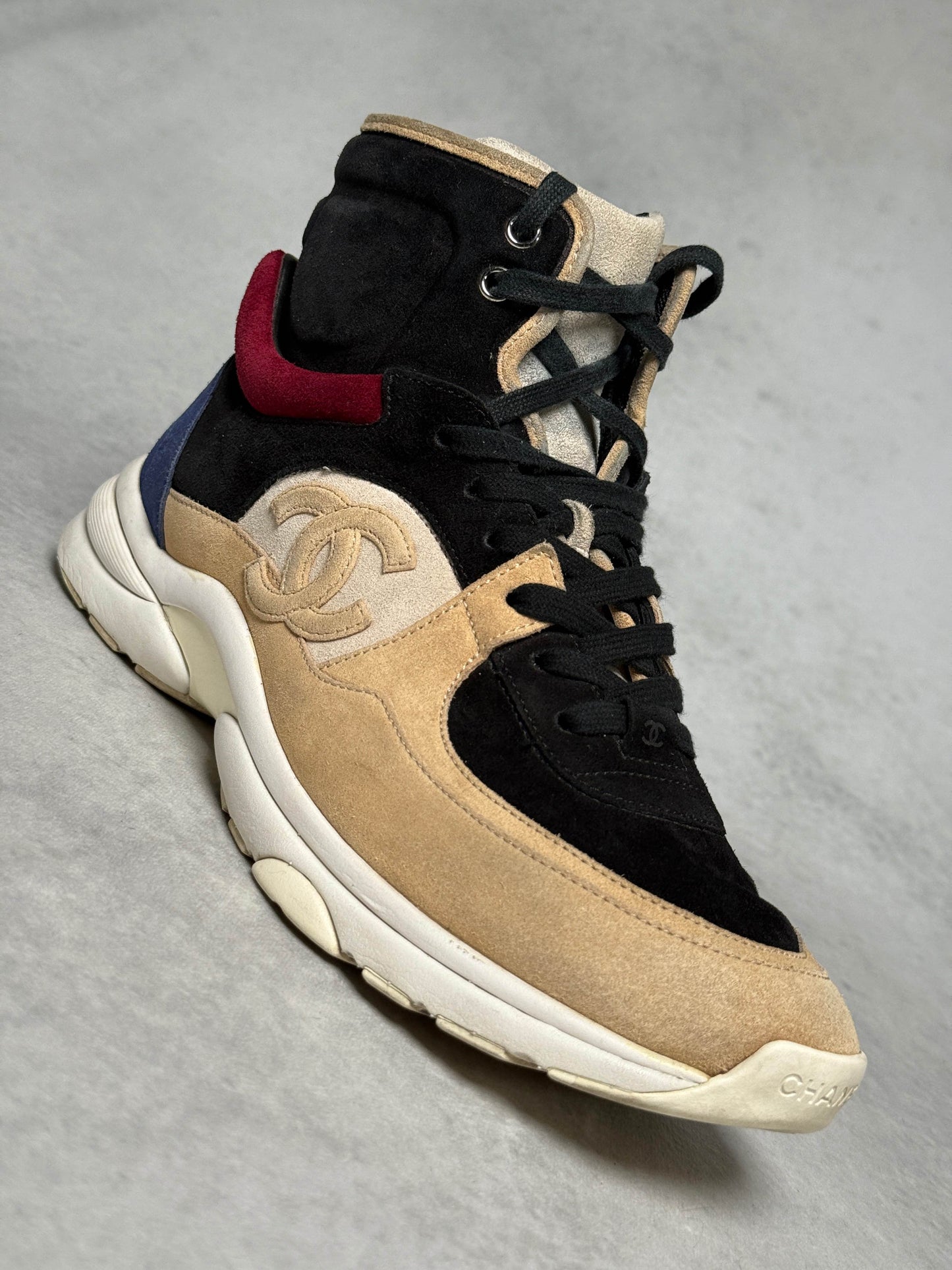 Chanel Runner High-Top Suede Multicolor (42)