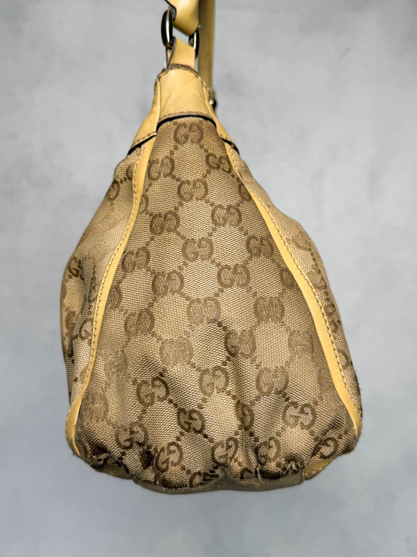 Gucci Vintage Abbey D-Ring Bag Leather/Canvas