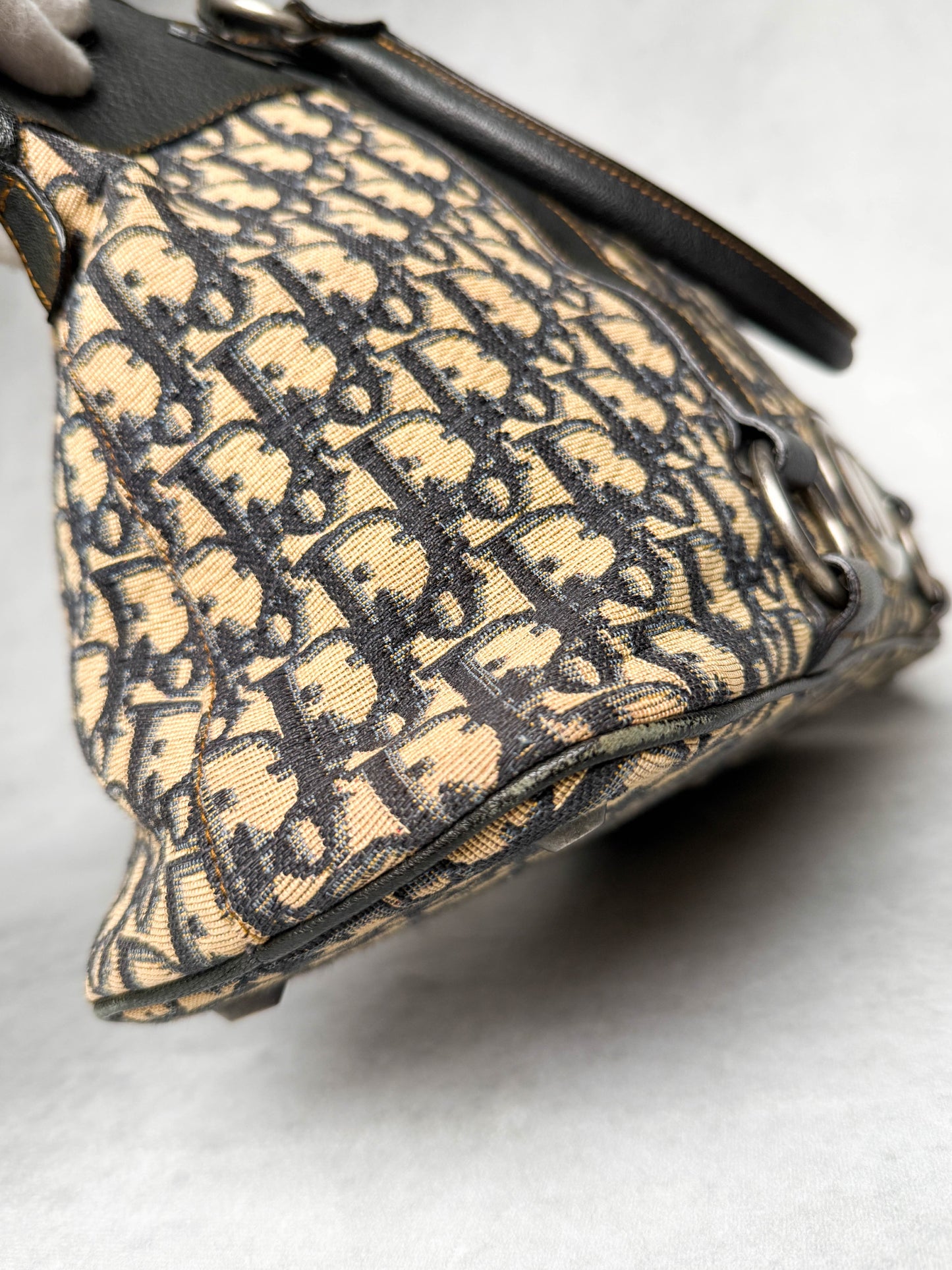 Dior Vintage Trotter Bag Oblique Monogram