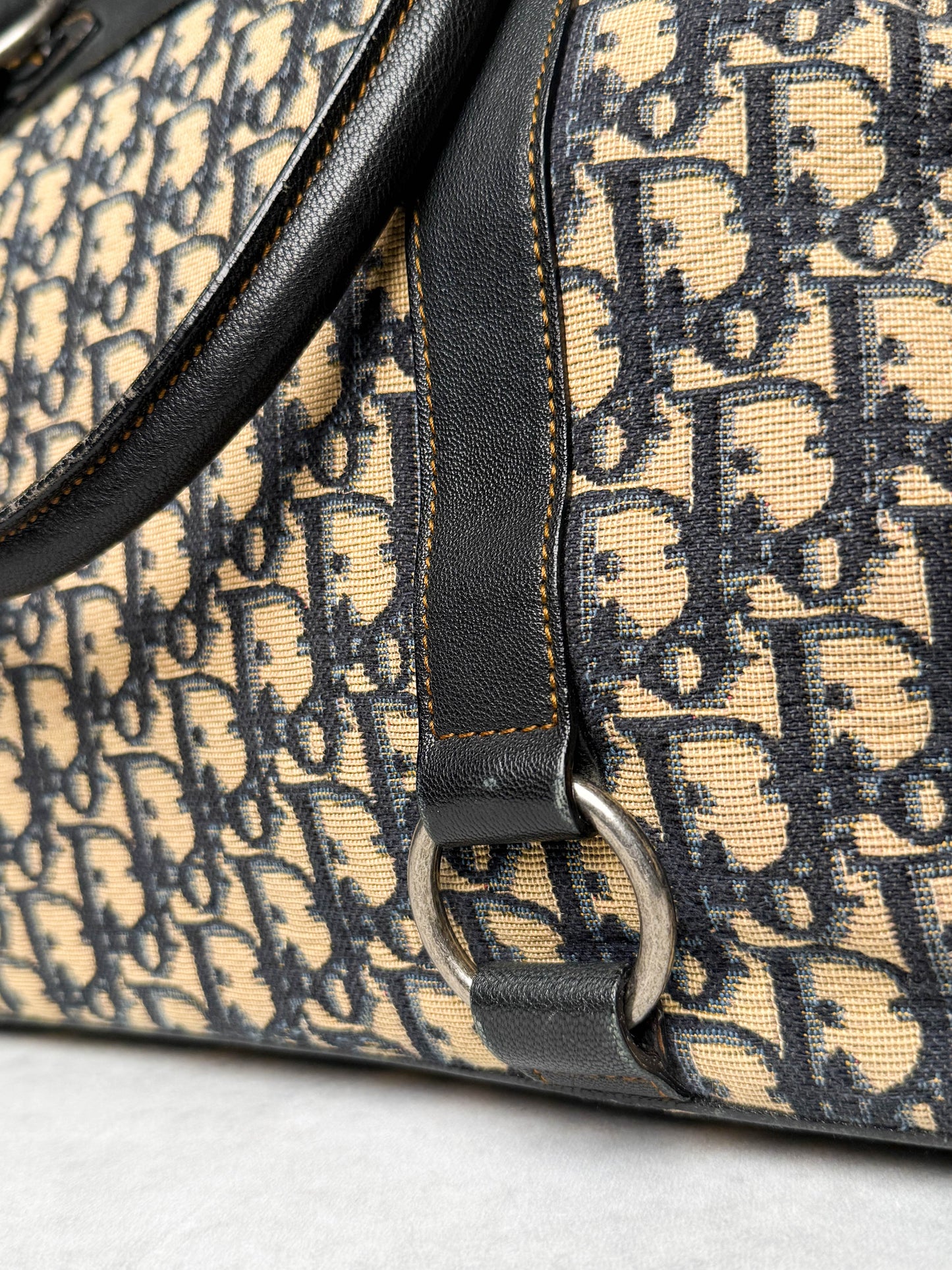 Dior Vintage Trotter Bag Oblique Monogram