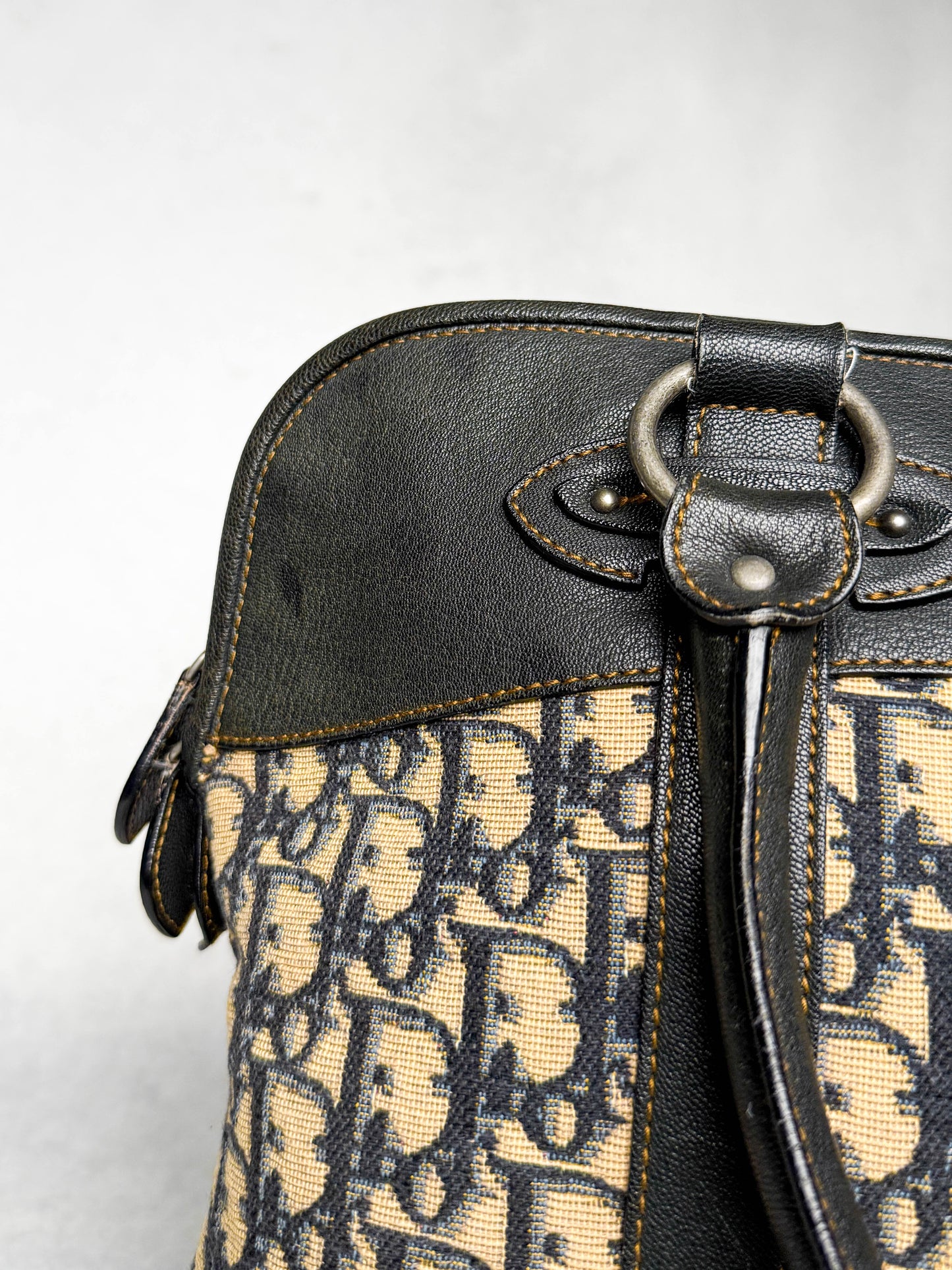 Dior Vintage Trotter Bag Oblique Monogram