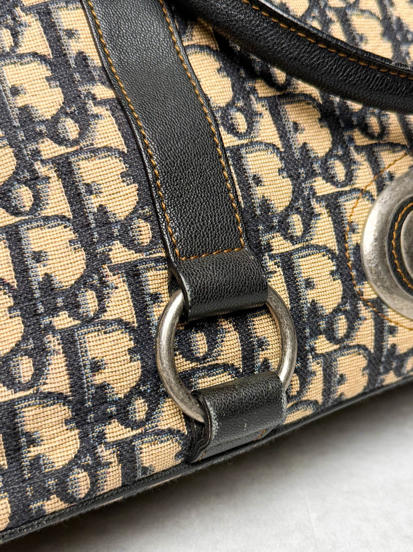 Dior Vintage Trotter Bag Oblique Monogram