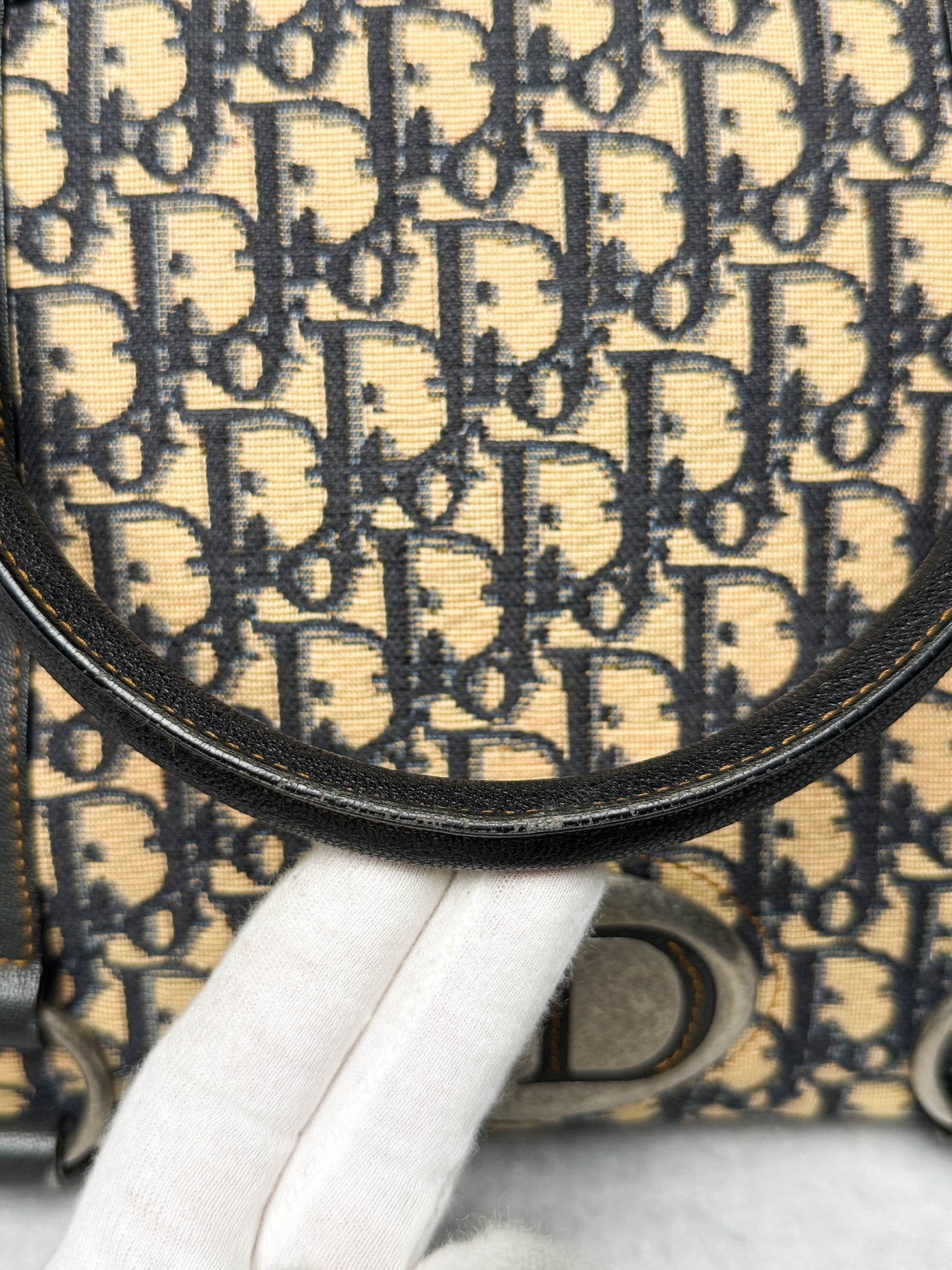 Dior Vintage Trotter Bag Oblique Monogram