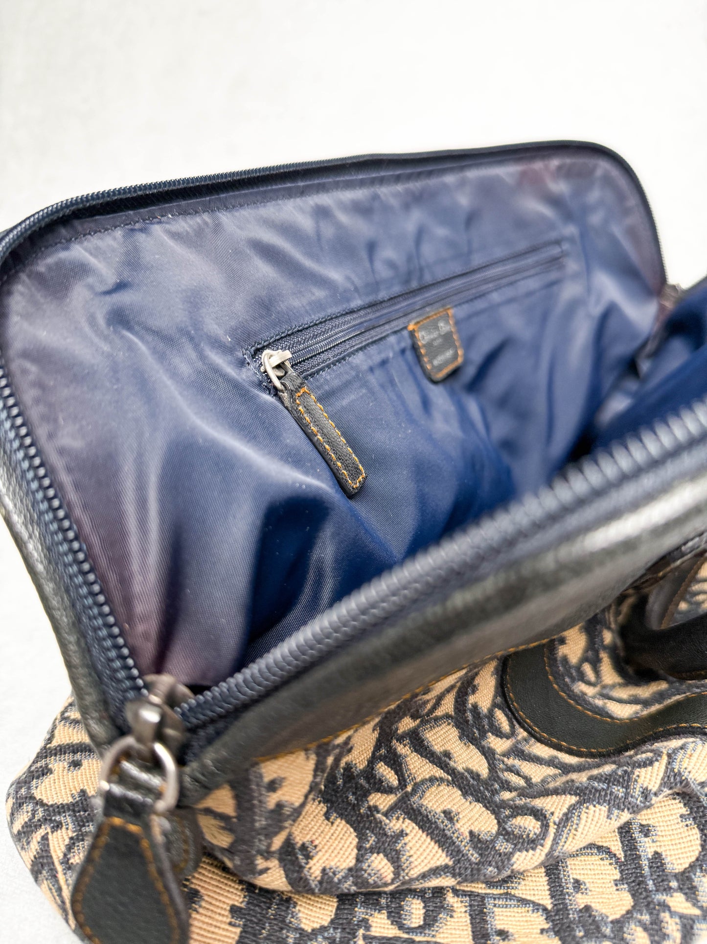 Dior Vintage Trotter Bag Oblique Monogram