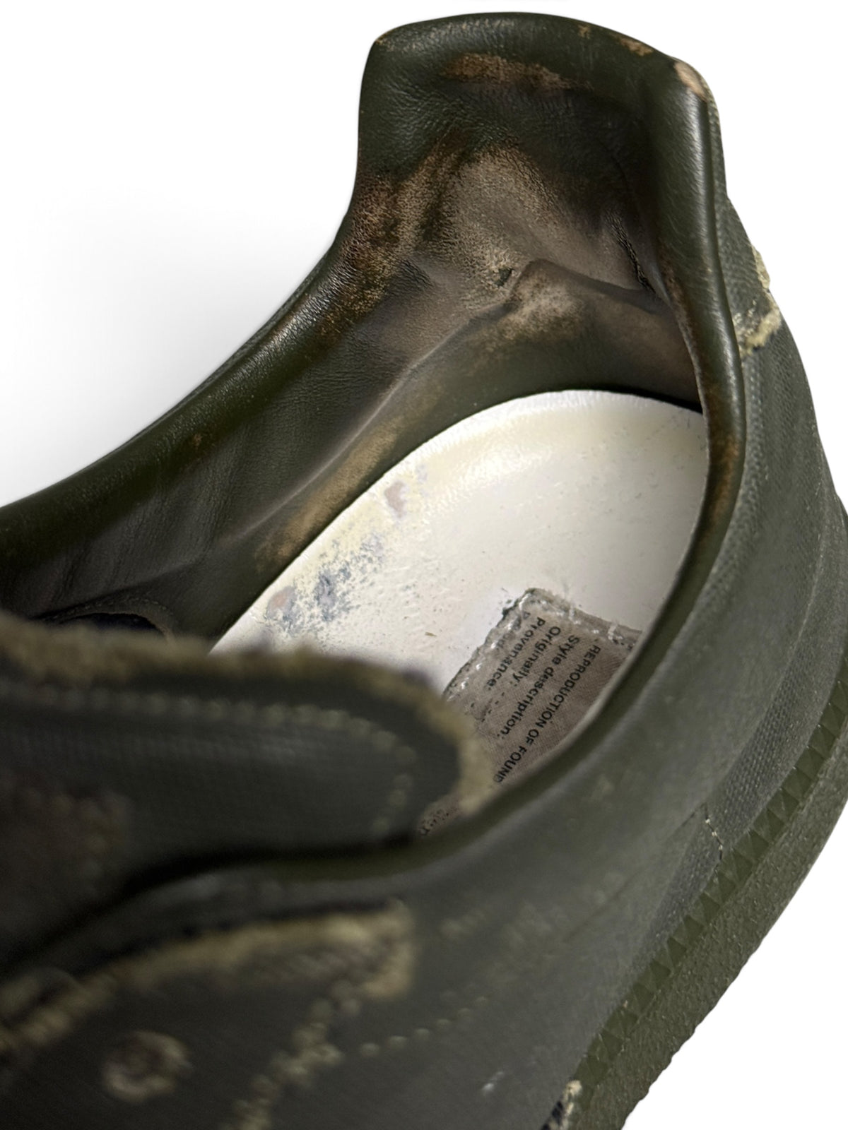 Maison Margiela Coated Canvas GATs Green (46)