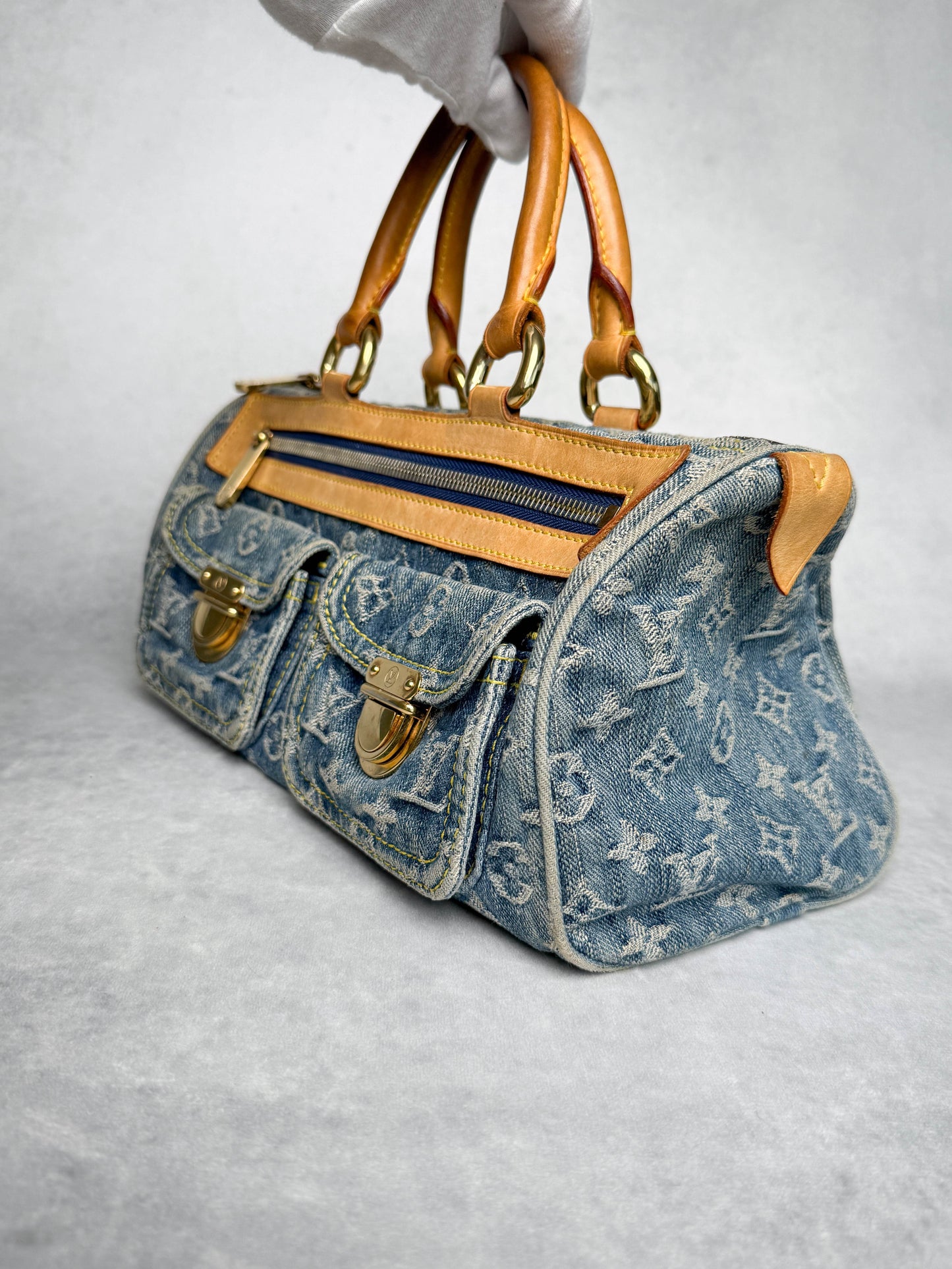 Louis Vuitton Speedy Neo Denim Bag