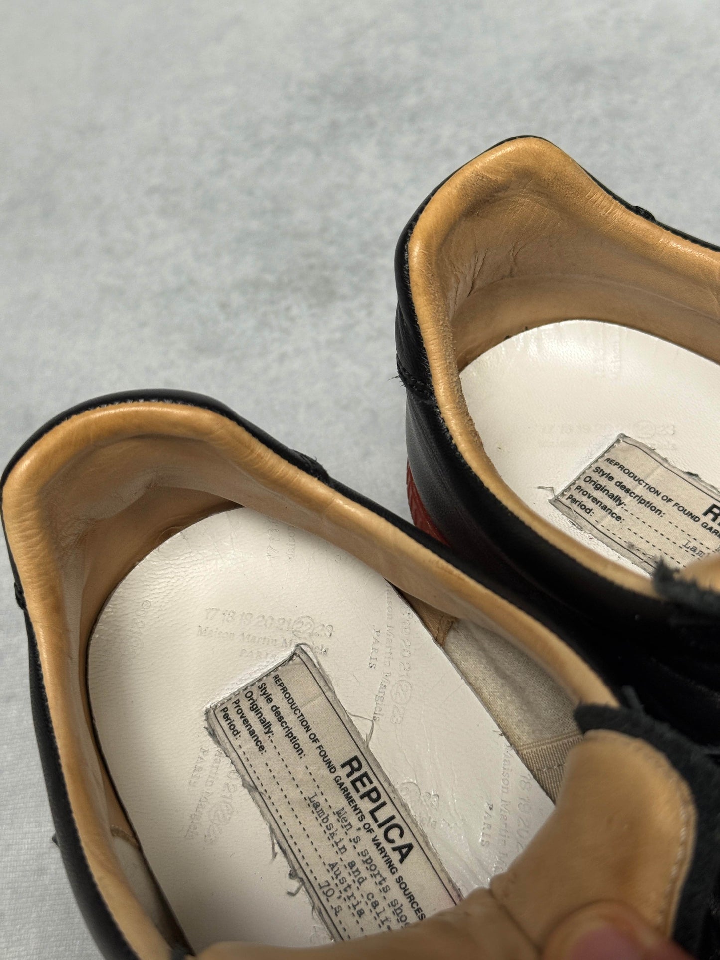 Maison Margiela Replica Low Black/Red (41)