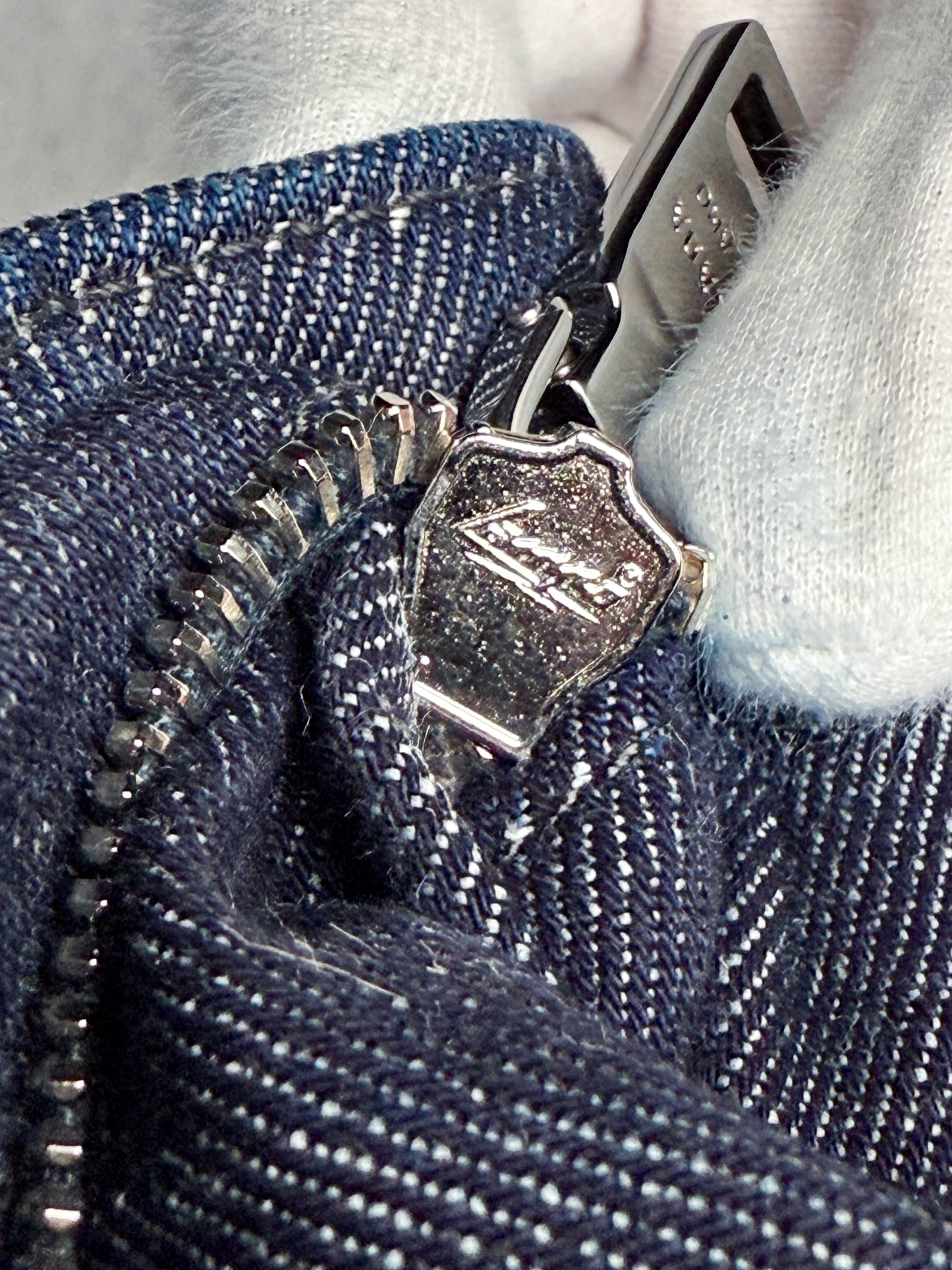 Prada Canapa Denim Tote Bag