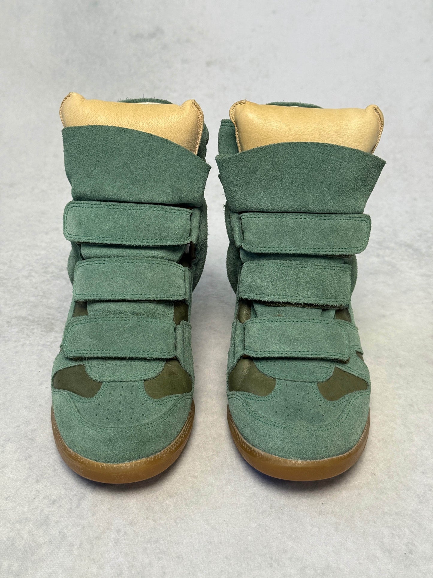 Isabel Marant Bekett Wedge Sneaker Turquoise (39)