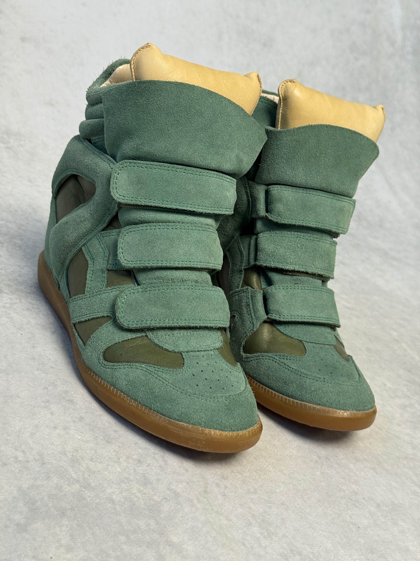 Isabel Marant Bekett Wedge Sneaker Turquoise (39)