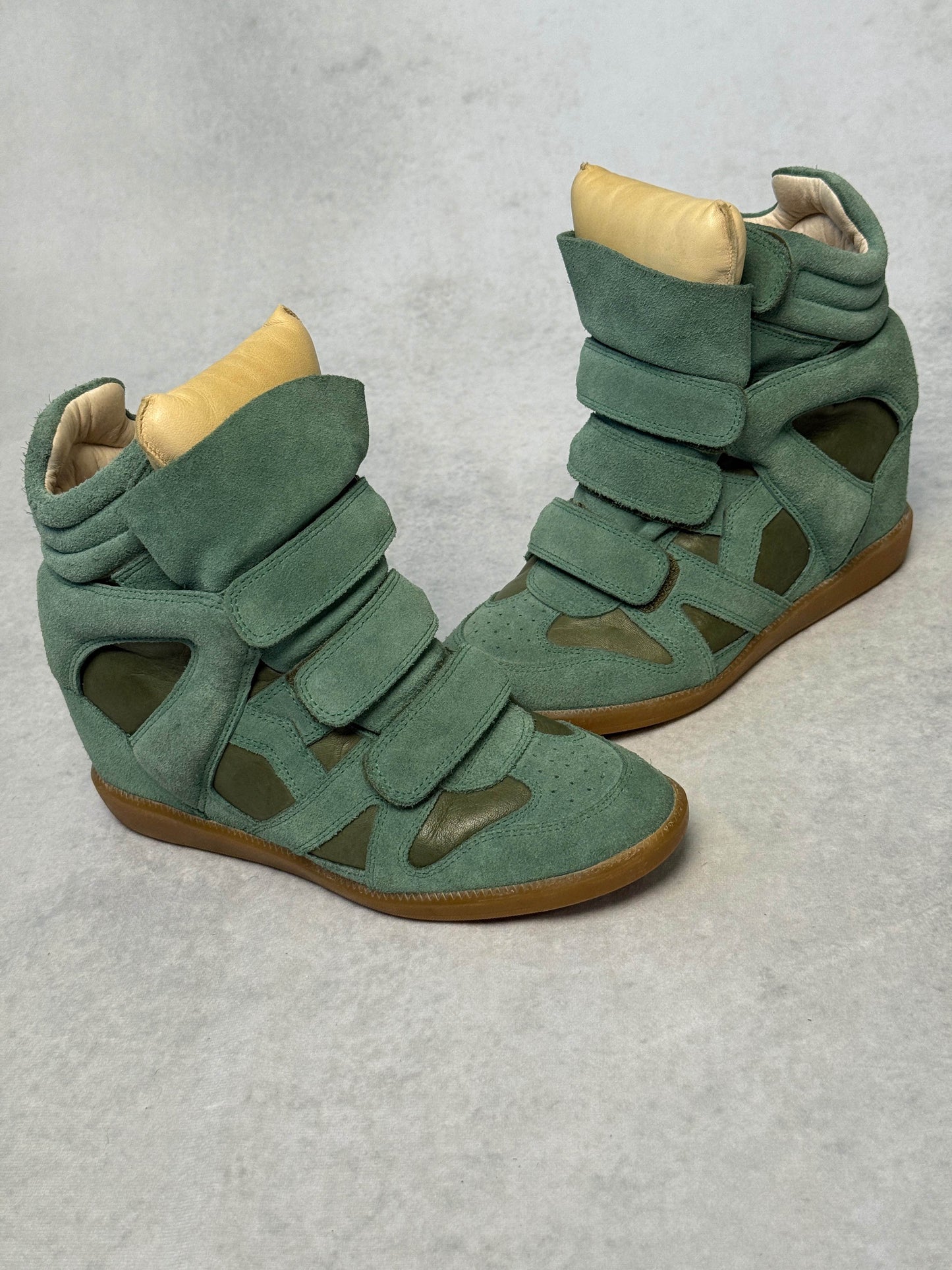 Isabel Marant Bekett Wedge Sneaker Turquoise (39)