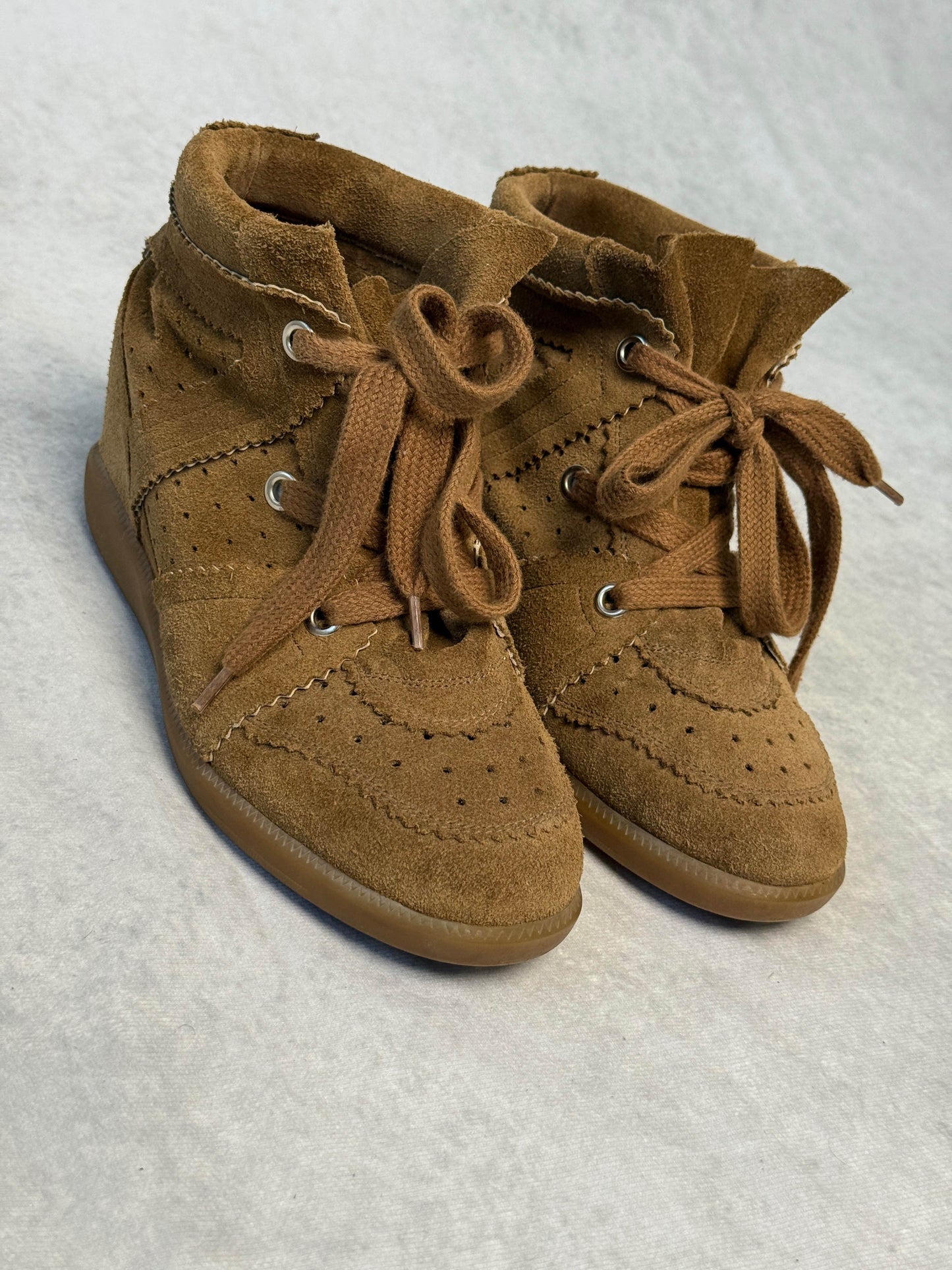 Isabel Marant Bobby Wedge Sneaker Brown (40)