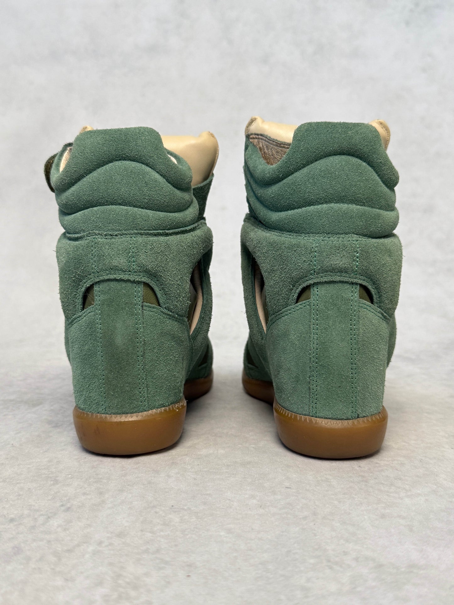 Isabel Marant Bekett Wedge Sneaker Turquoise (37)