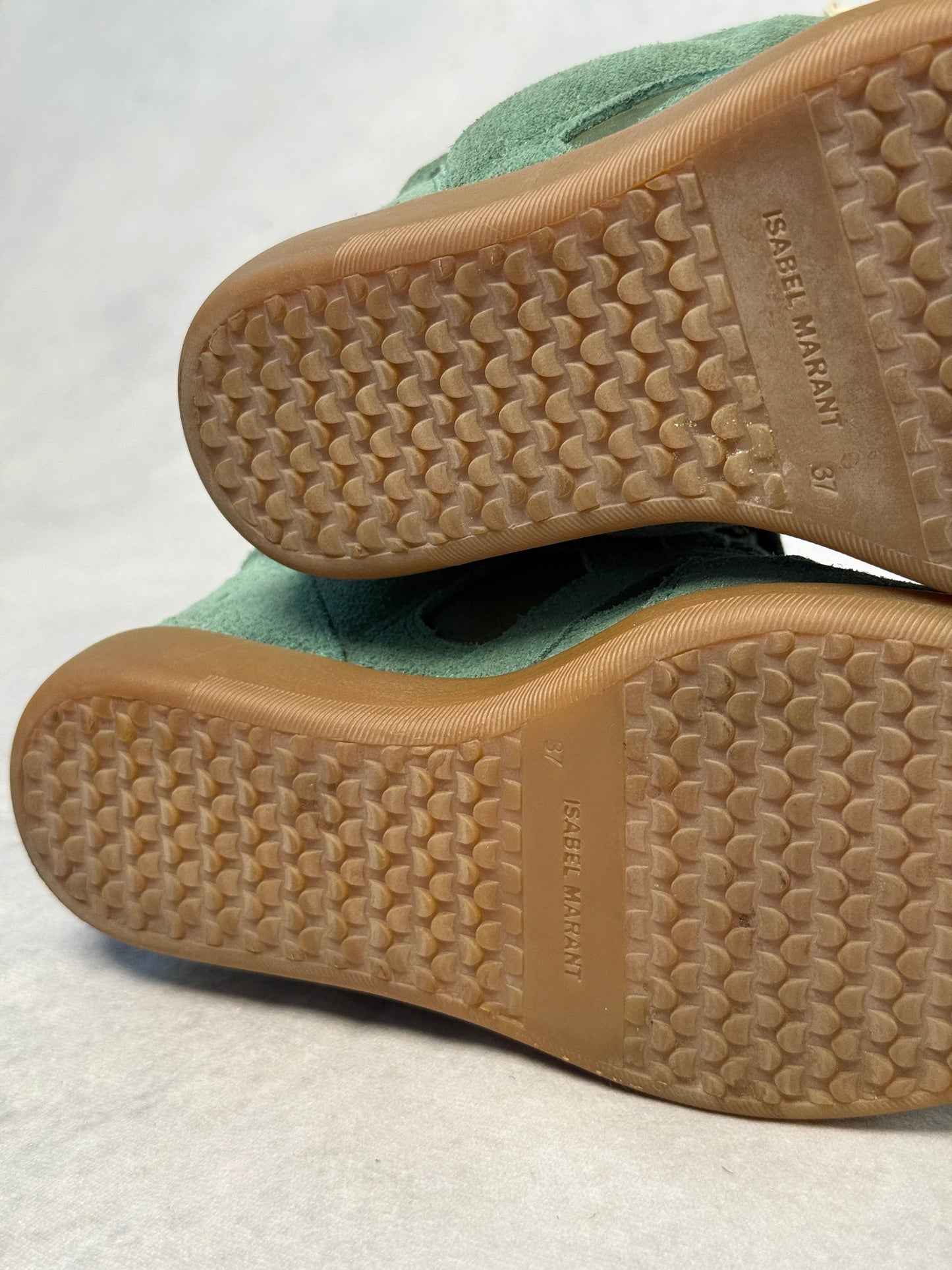 Isabel Marant Bekett Wedge Sneaker Turquoise (37)