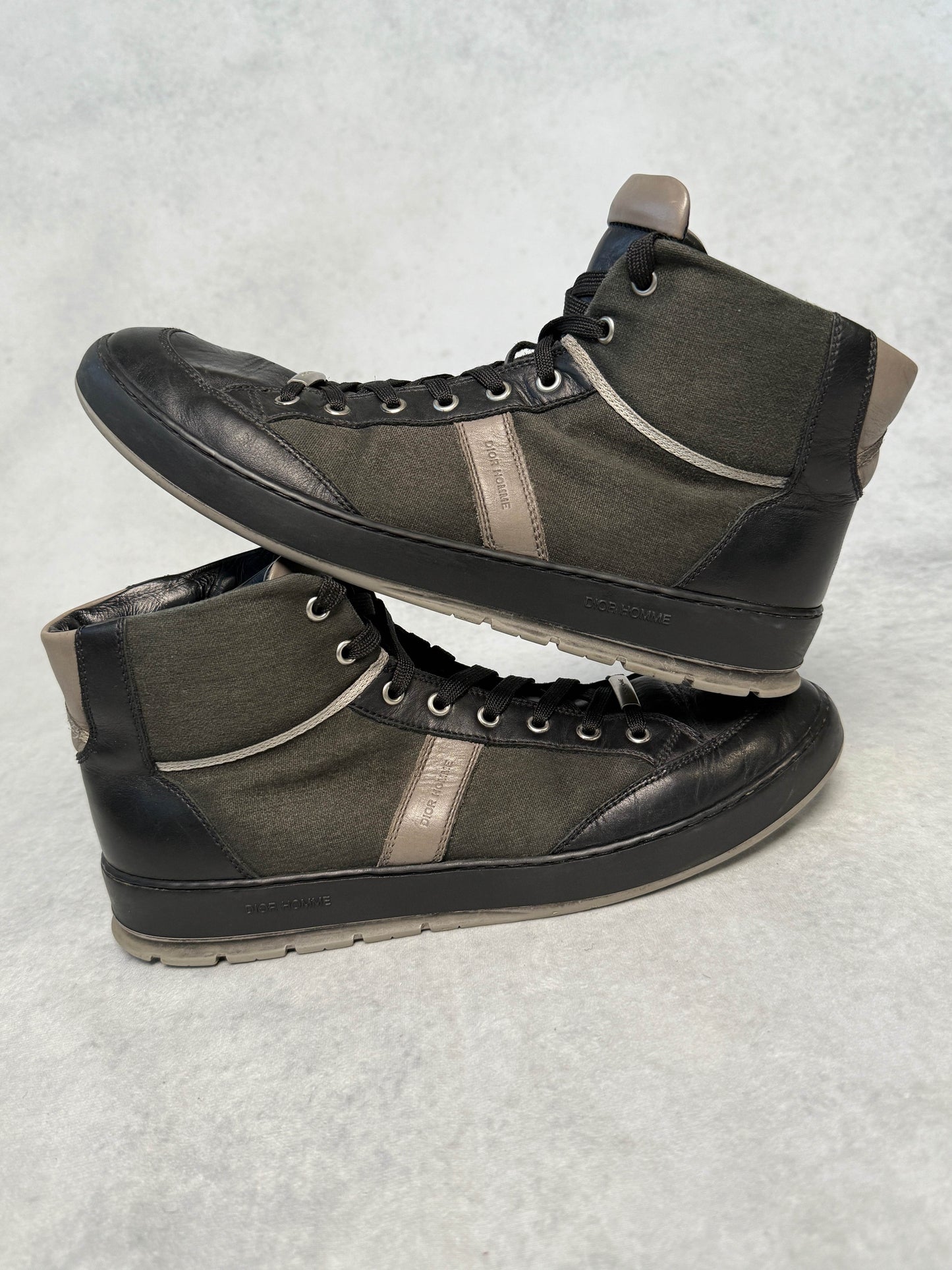 Dior Homme Sneaker High-Top Black/Grey (45)
