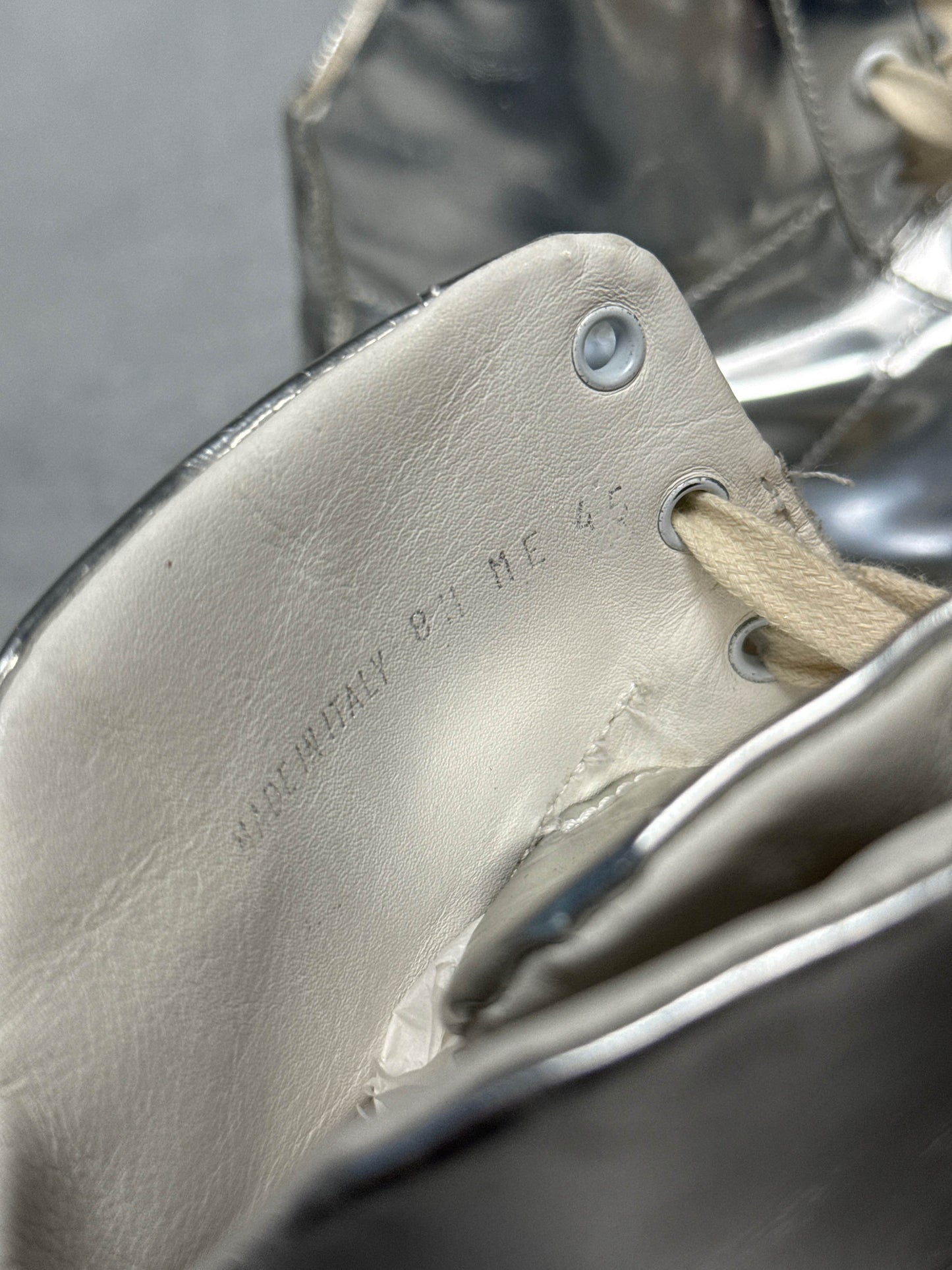 Dior Homme B48 High-Top Sneaker Silver (46)