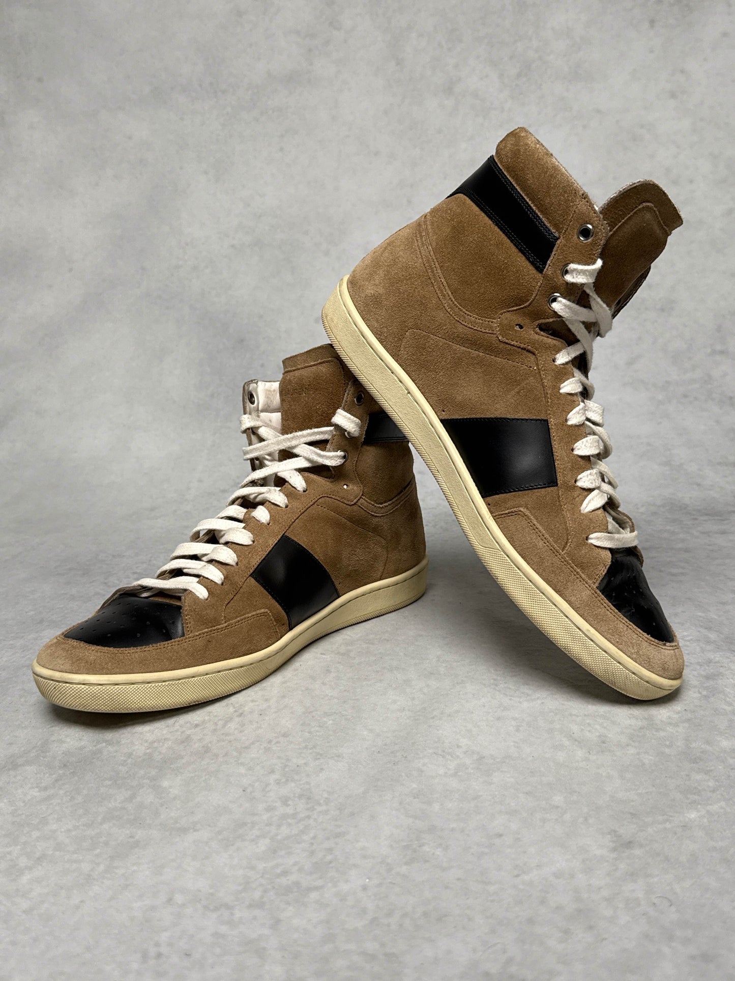 Saint Laurent SL/10H Brown Suede (46)