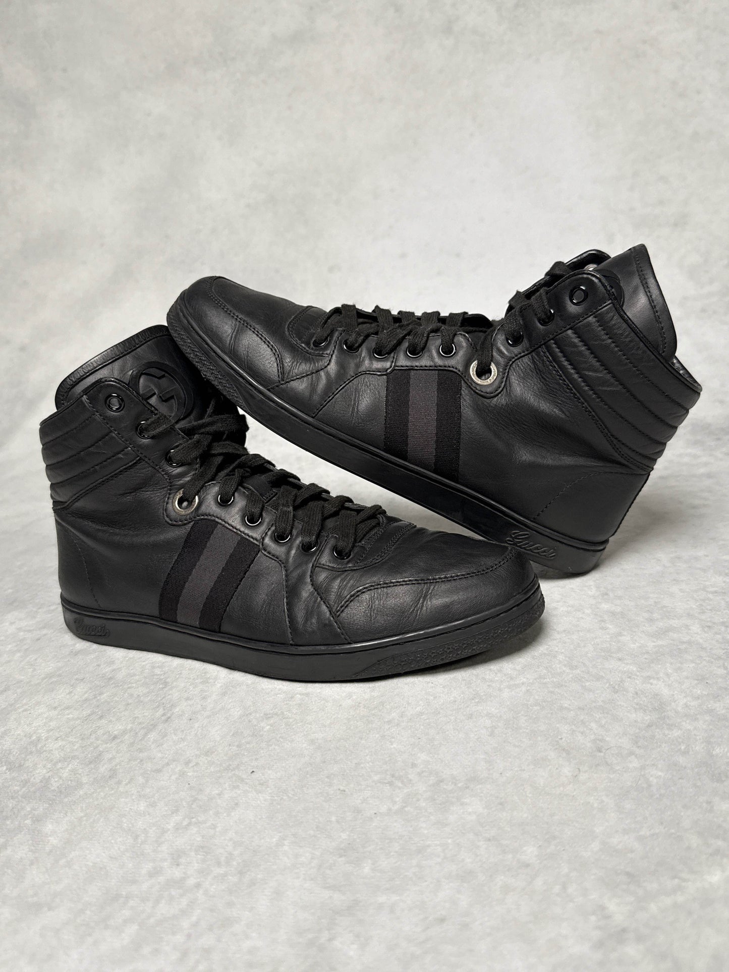 Gucci High-Top Sneaker GG Triple Black (42)