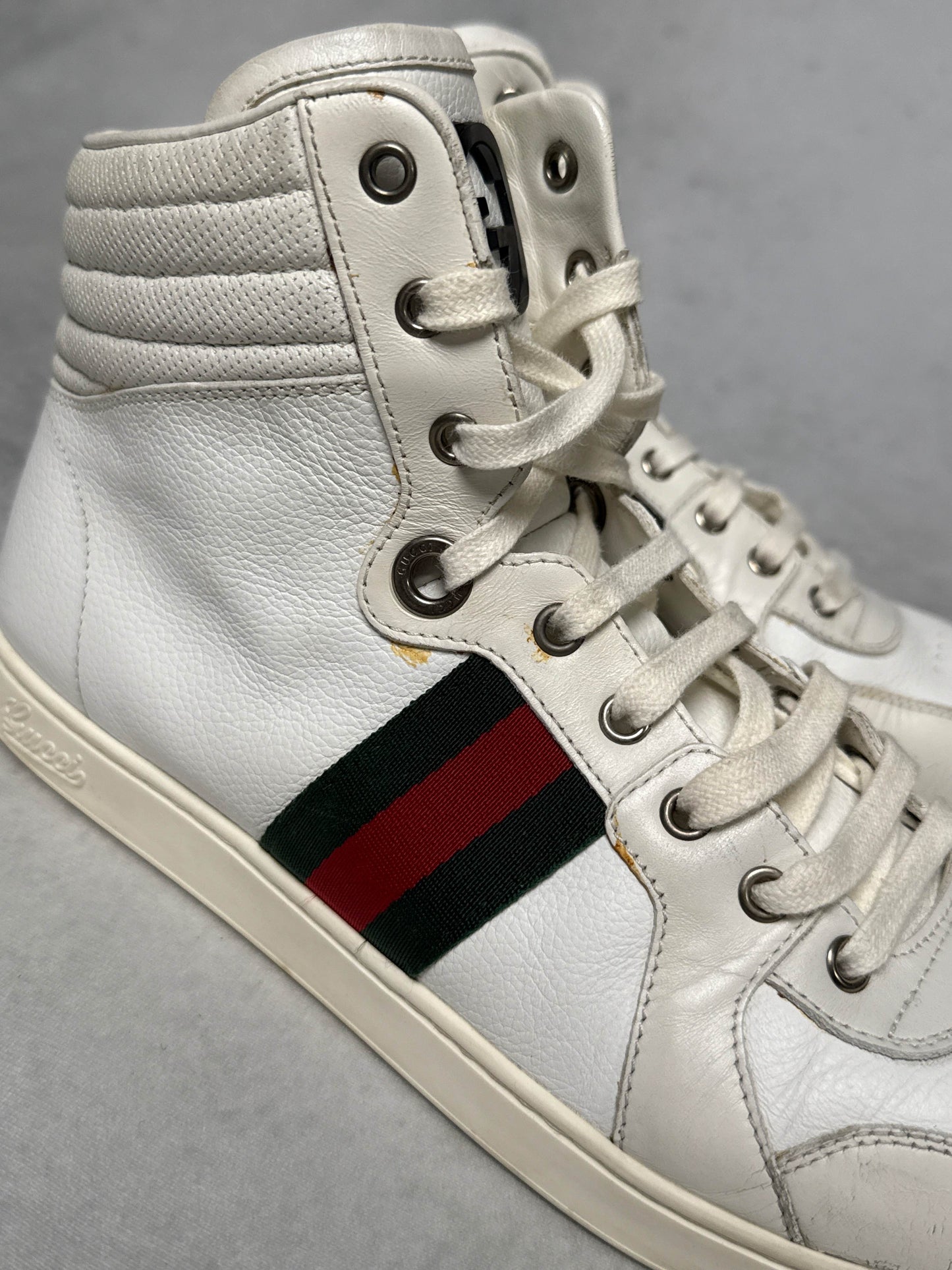 Gucci High-Top Sneaker Retro White (46)