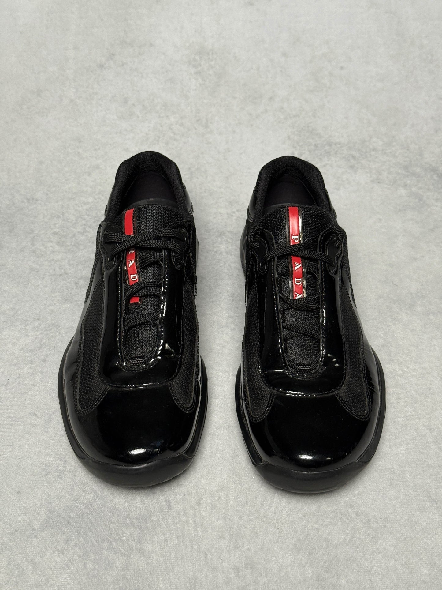 Prada Vintage America's Cup Black Patent Leather (43)