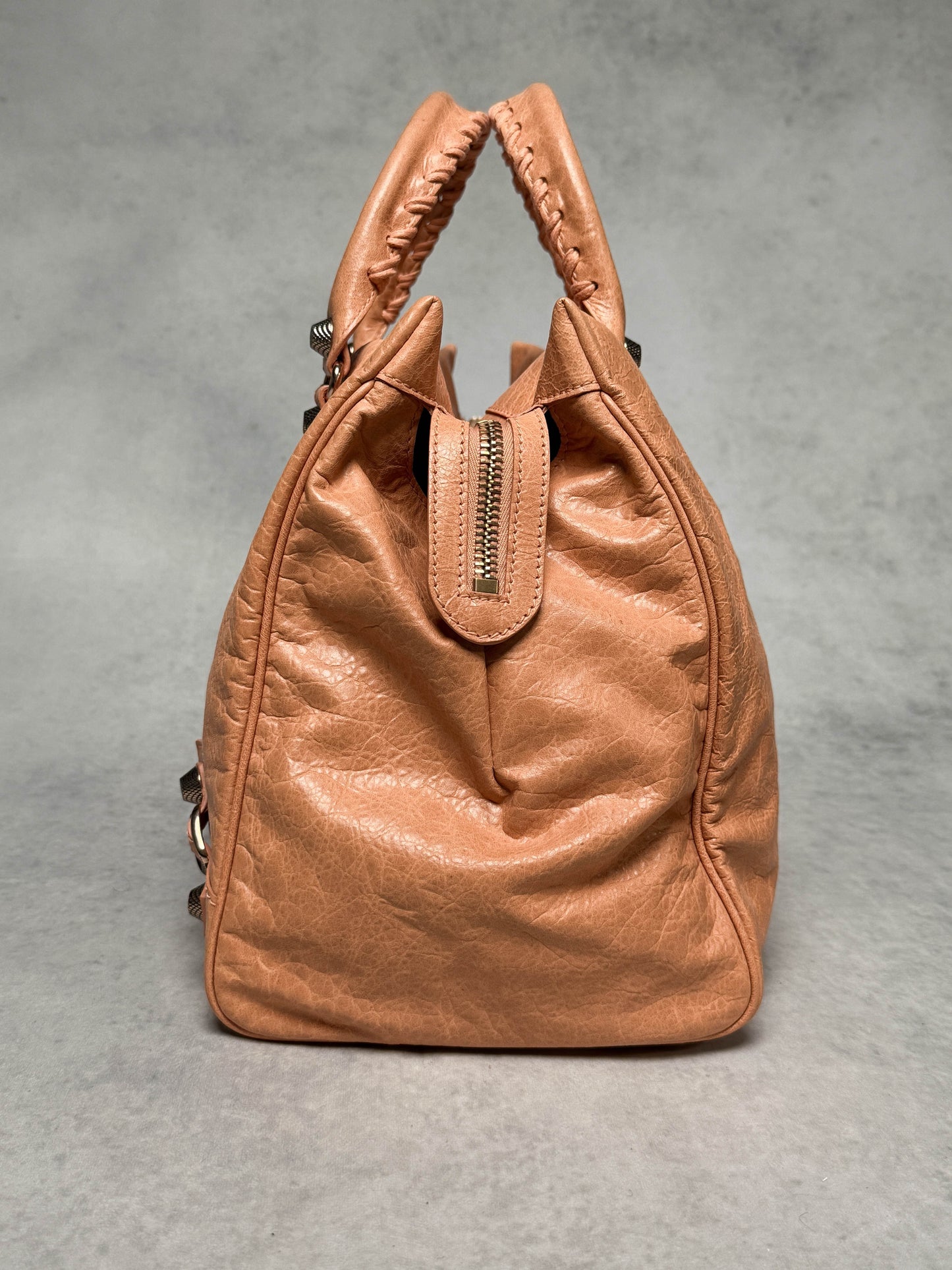 Balenciaga Monday Bag Giant 12 Silver Hardware Rose Blush