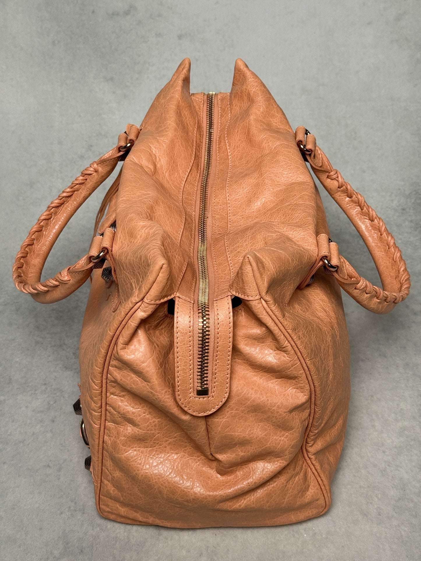 Balenciaga Monday Bag Giant 12 Silver Hardware Rose Blush