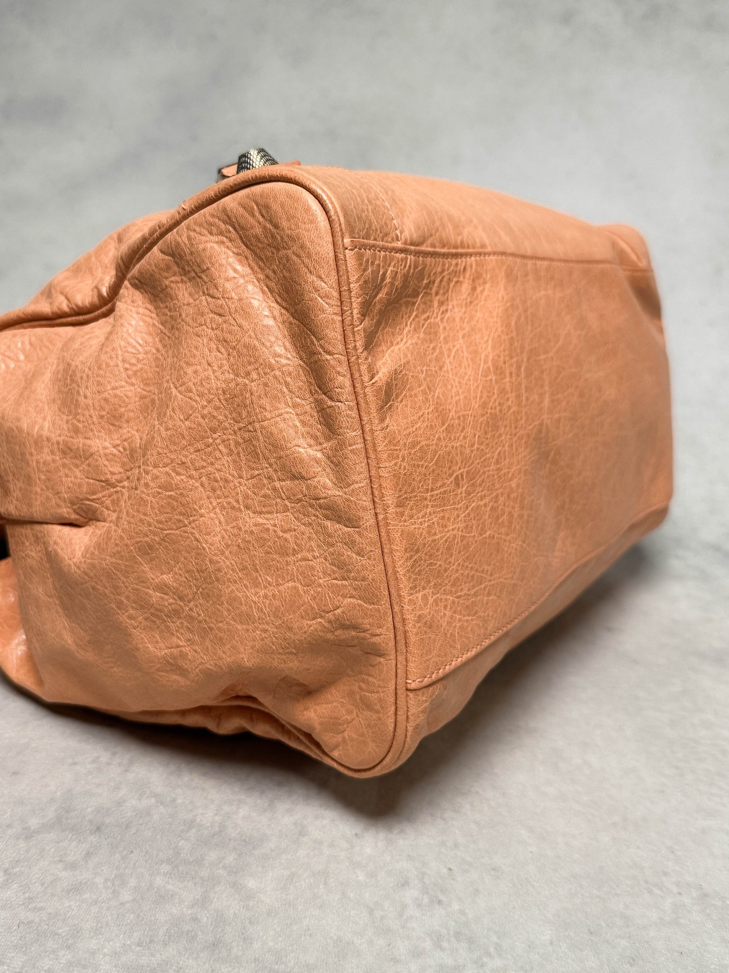 Balenciaga Monday Bag Giant 12 Silver Hardware Rose Blush