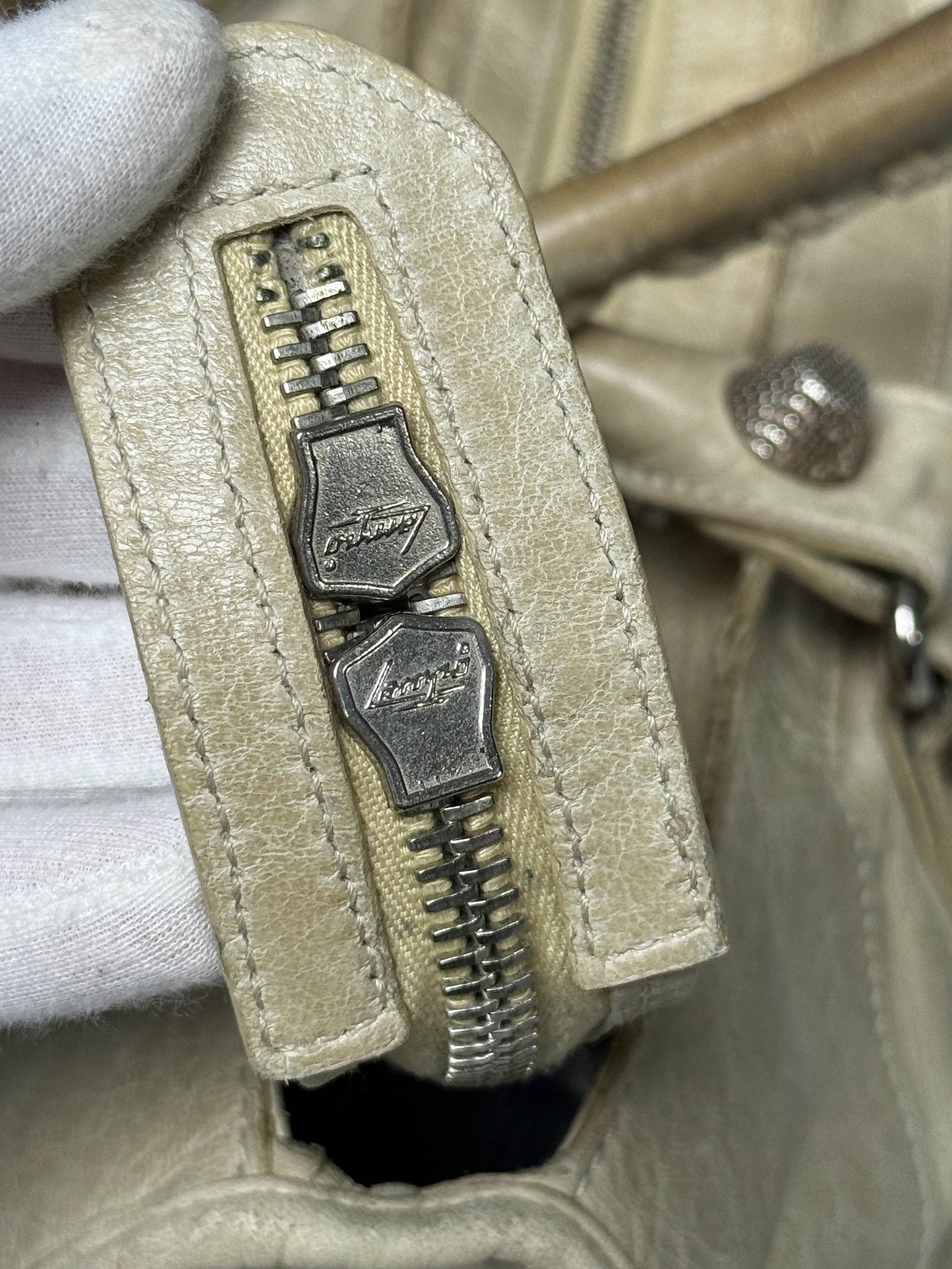 Balenciaga City Part Time Bag Giant 21 Silver Hardware Sahara