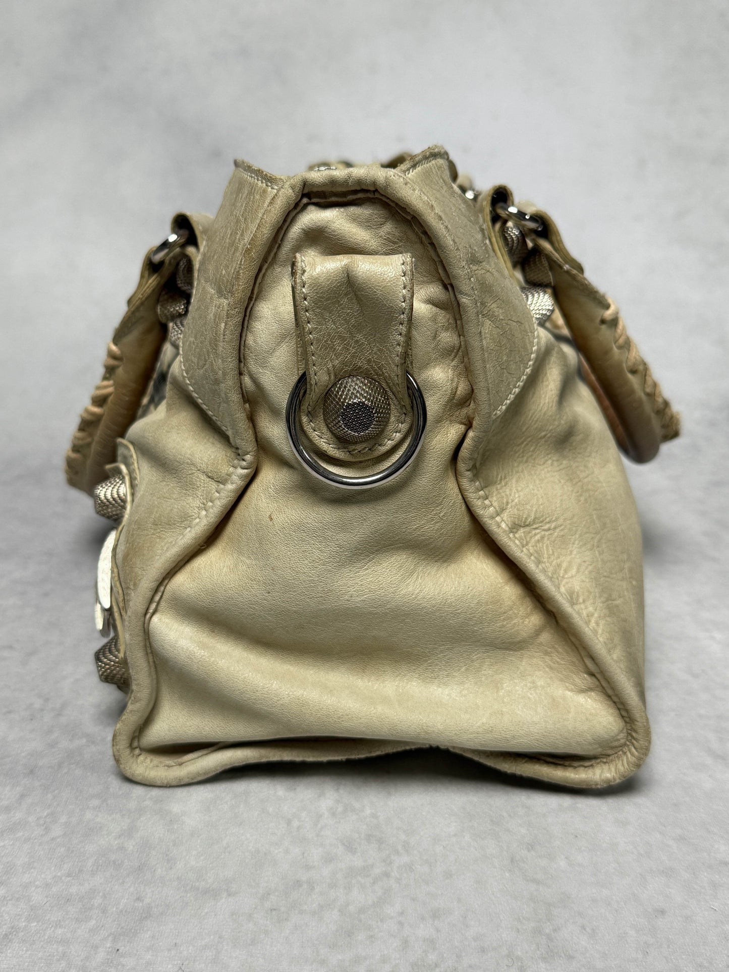 Balenciaga City Part Time Bag Giant 21 Silver Hardware Sahara