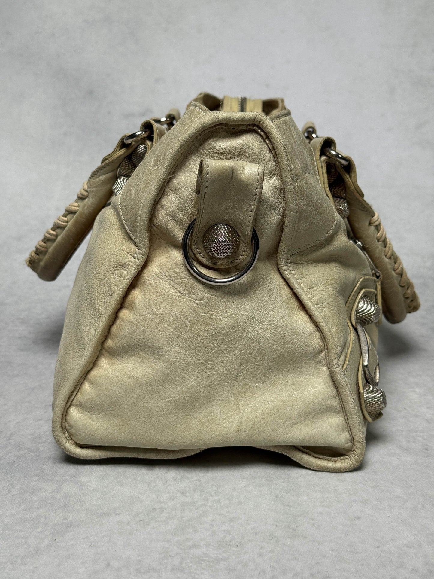 Balenciaga City Part Time Bag Giant 21 Silver Hardware Sahara