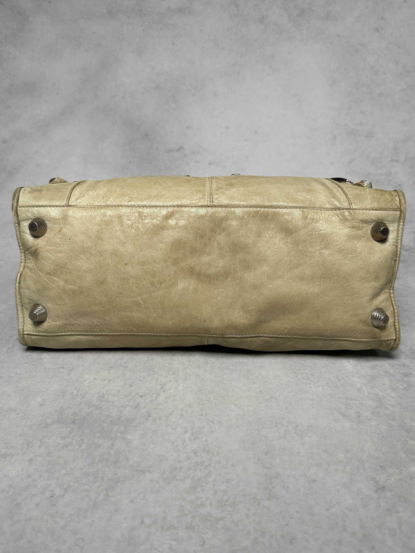 Balenciaga City Part Time Bag Giant 21 Silver Hardware Sahara