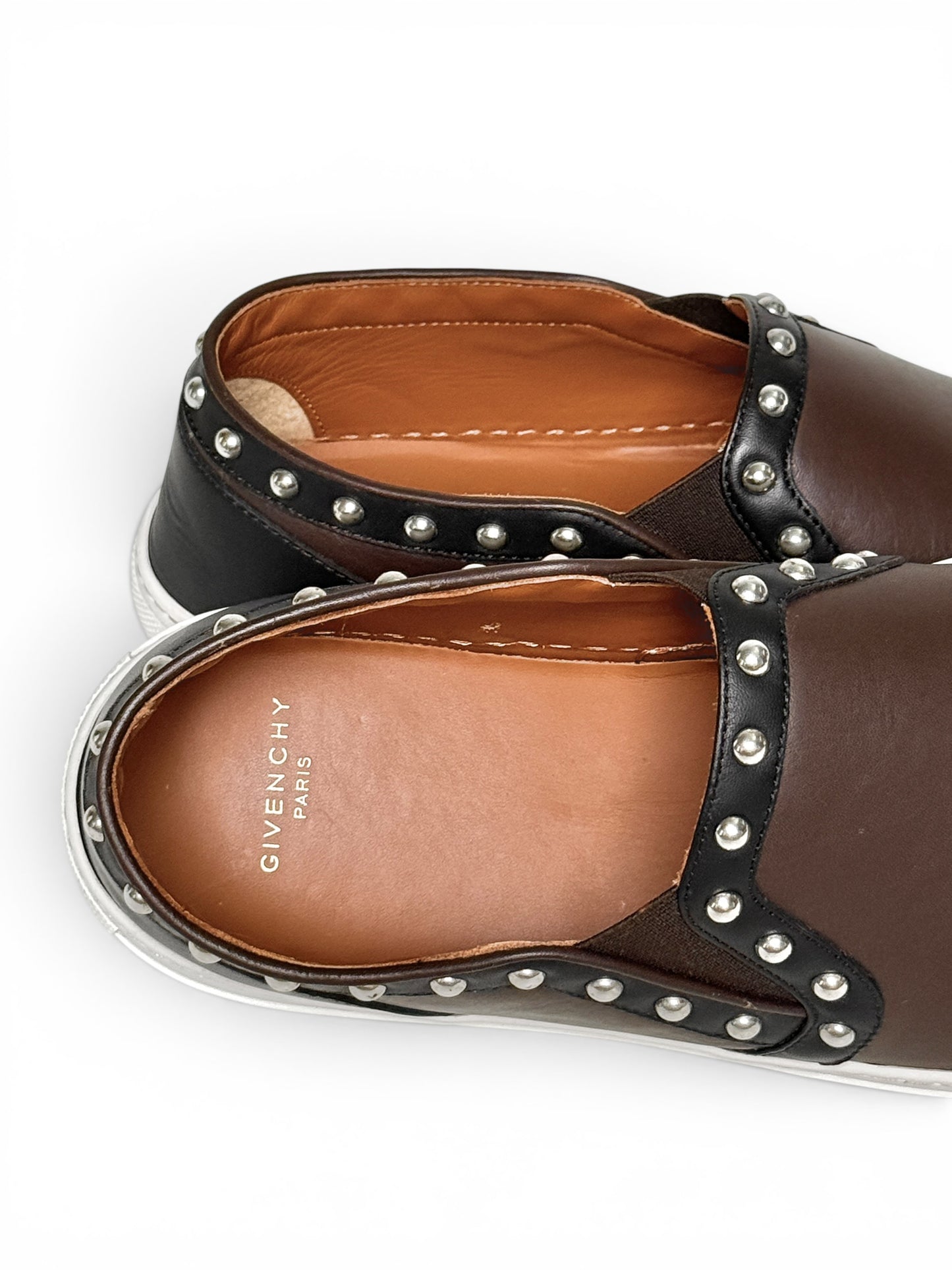 Givenchy Studded Leather Slip-On Sneaker (42)