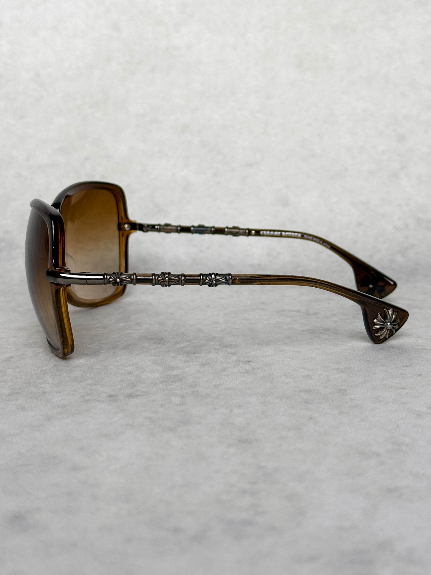 Chrome Hearts IKU-IKU Sunglasses Brown
