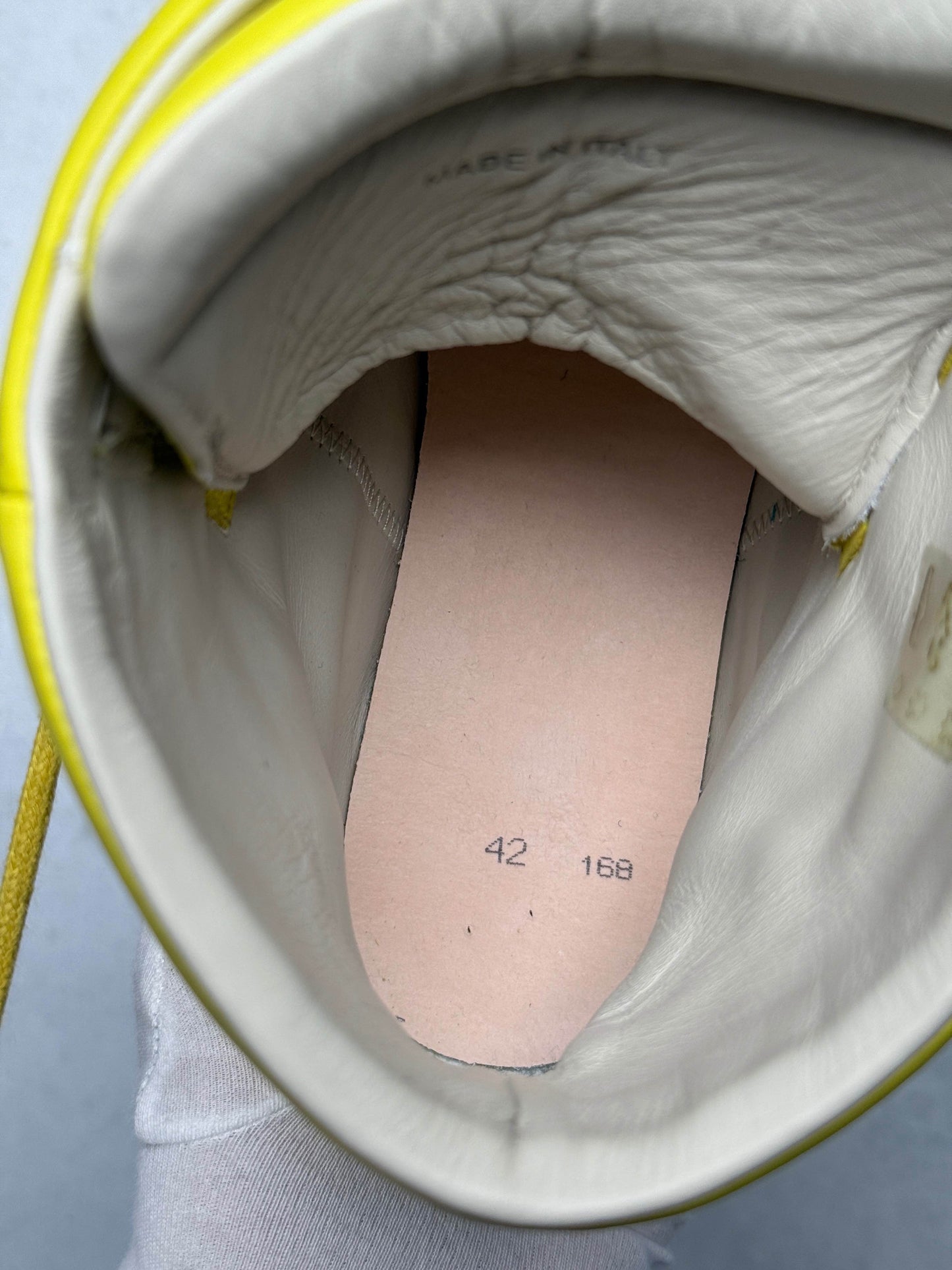 Maison Margiela Future High Yellow Leather (42)